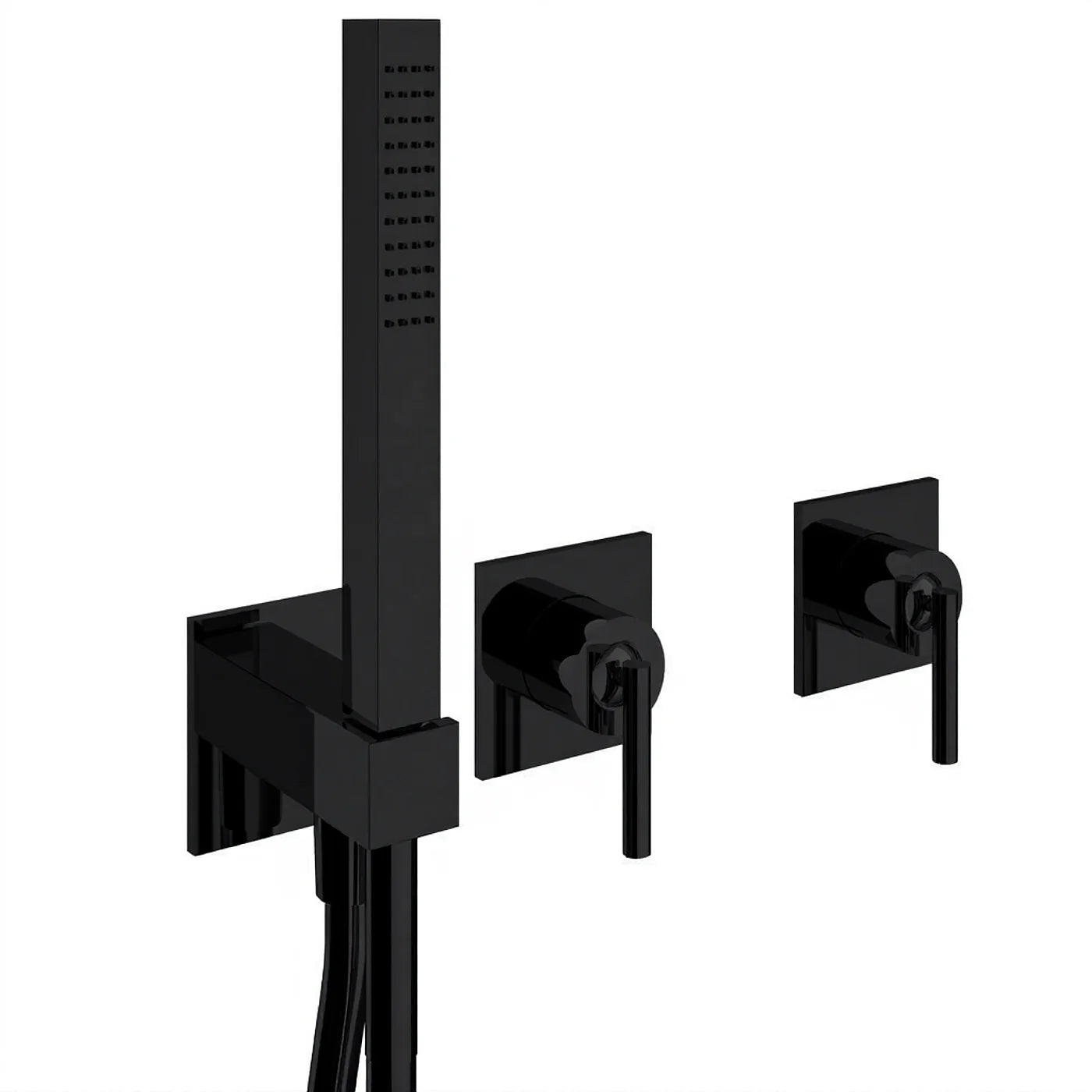Mitigeur bain/douche à encastrer - Treemme Archè - RWIT 02D9 CC 01 - Noir opaque (NN)