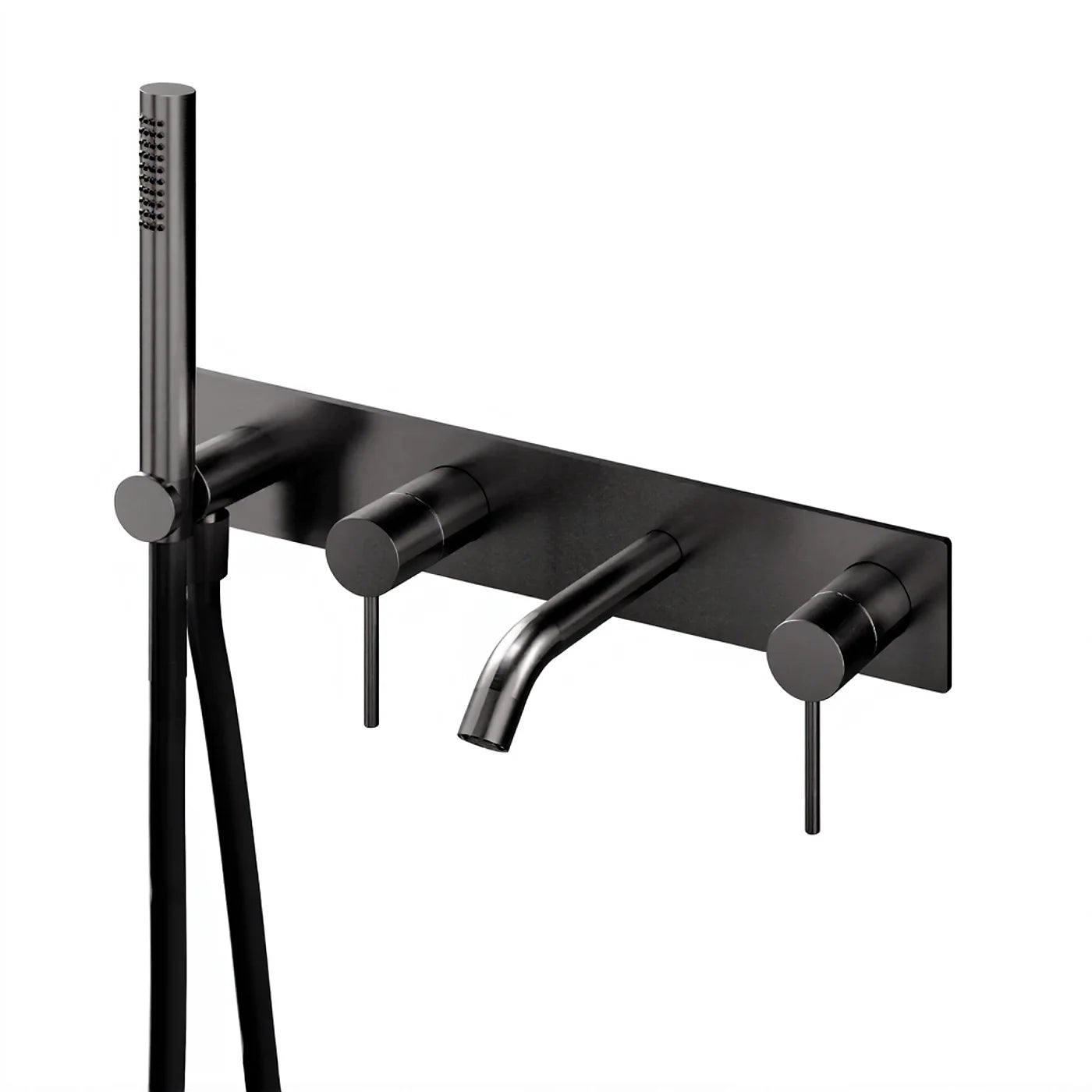 Mitigeur bain/douche à encastrer - Treemme 40mm - RWIT 13D7 IS 03 - Gun Metal-PVD (PVD01)
