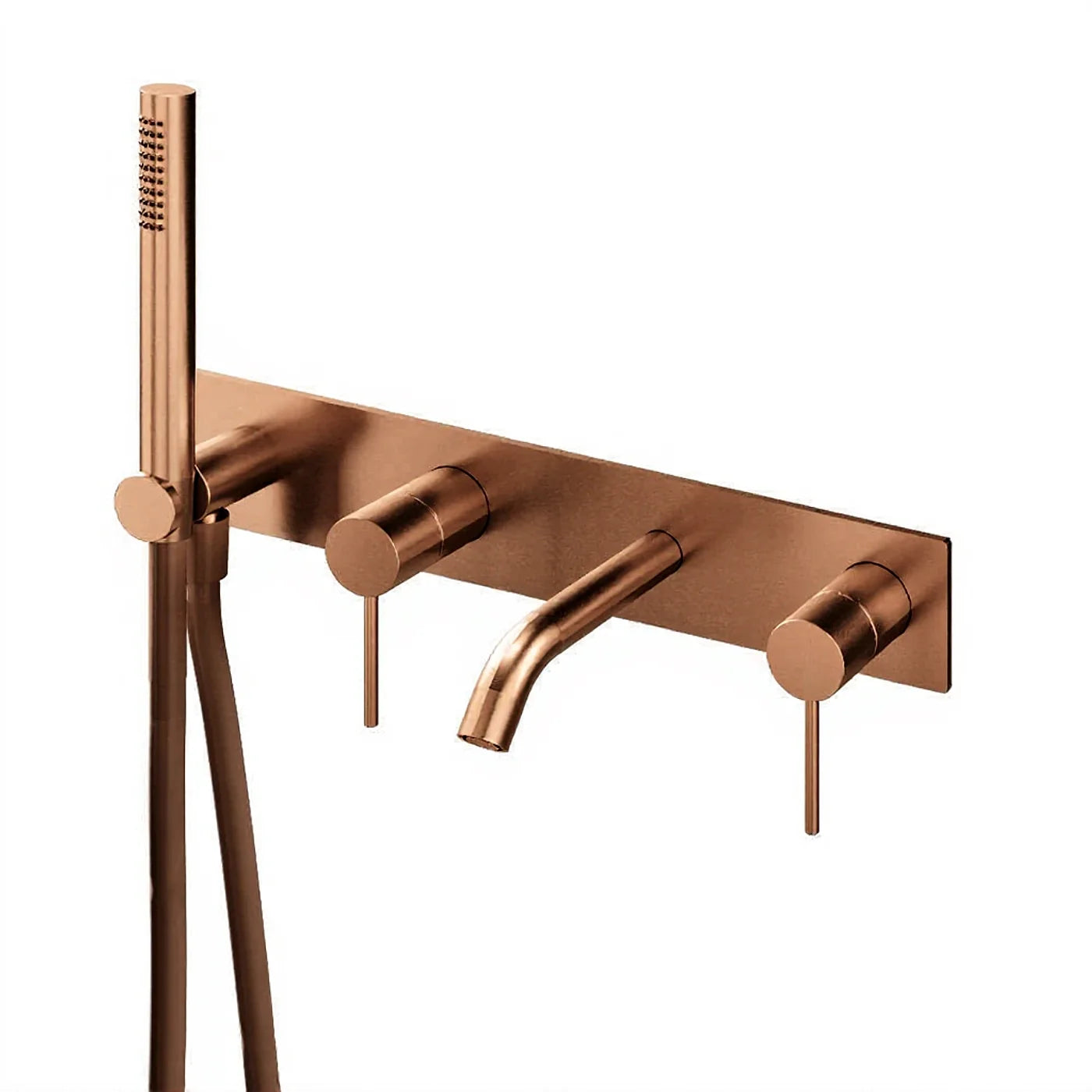 Mitigeur bain/douche à encastrer - Treemme 40mm - RWIT 13D7 IS 03 - Bronze-PVD (PVD03)