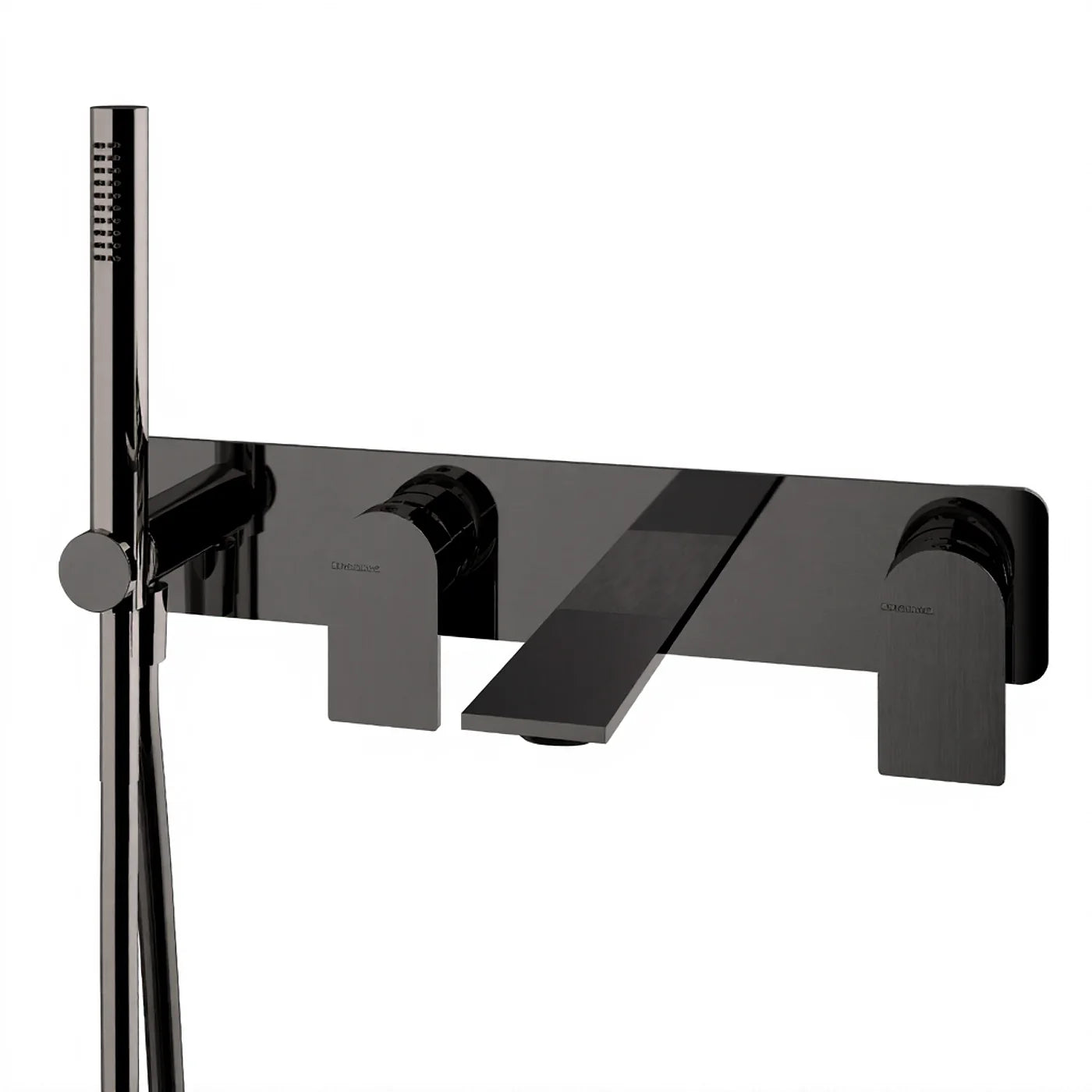 Mitigeur bain/douche à encastrer - Treemme Ran - RWIT 22D7 CC 01 - Noir chromé brossé (CZ)