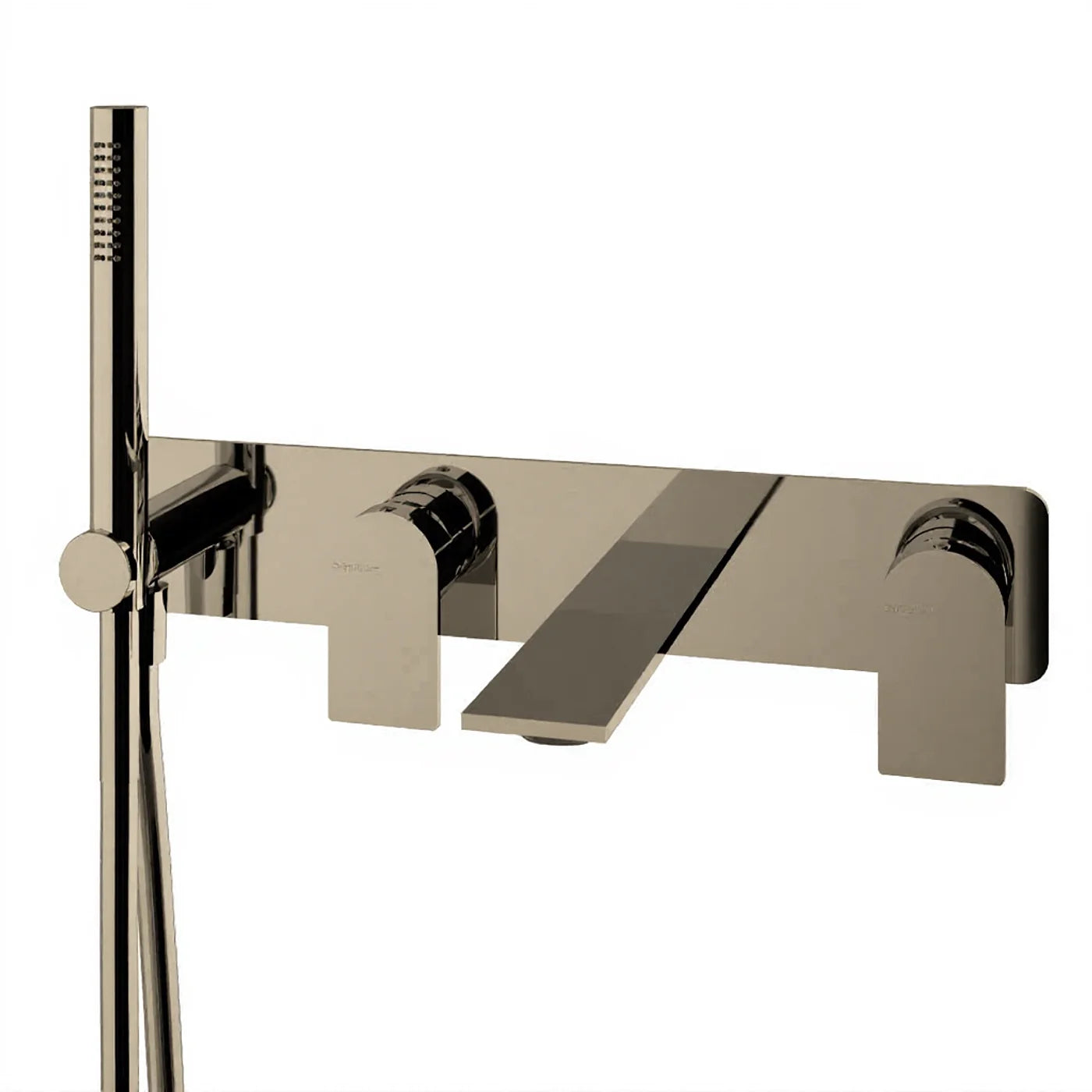 Mitigeur bain/douche à encastrer - Treemme Ran - RWIT 22D7 CC 01 - Nickel brossé (NF)