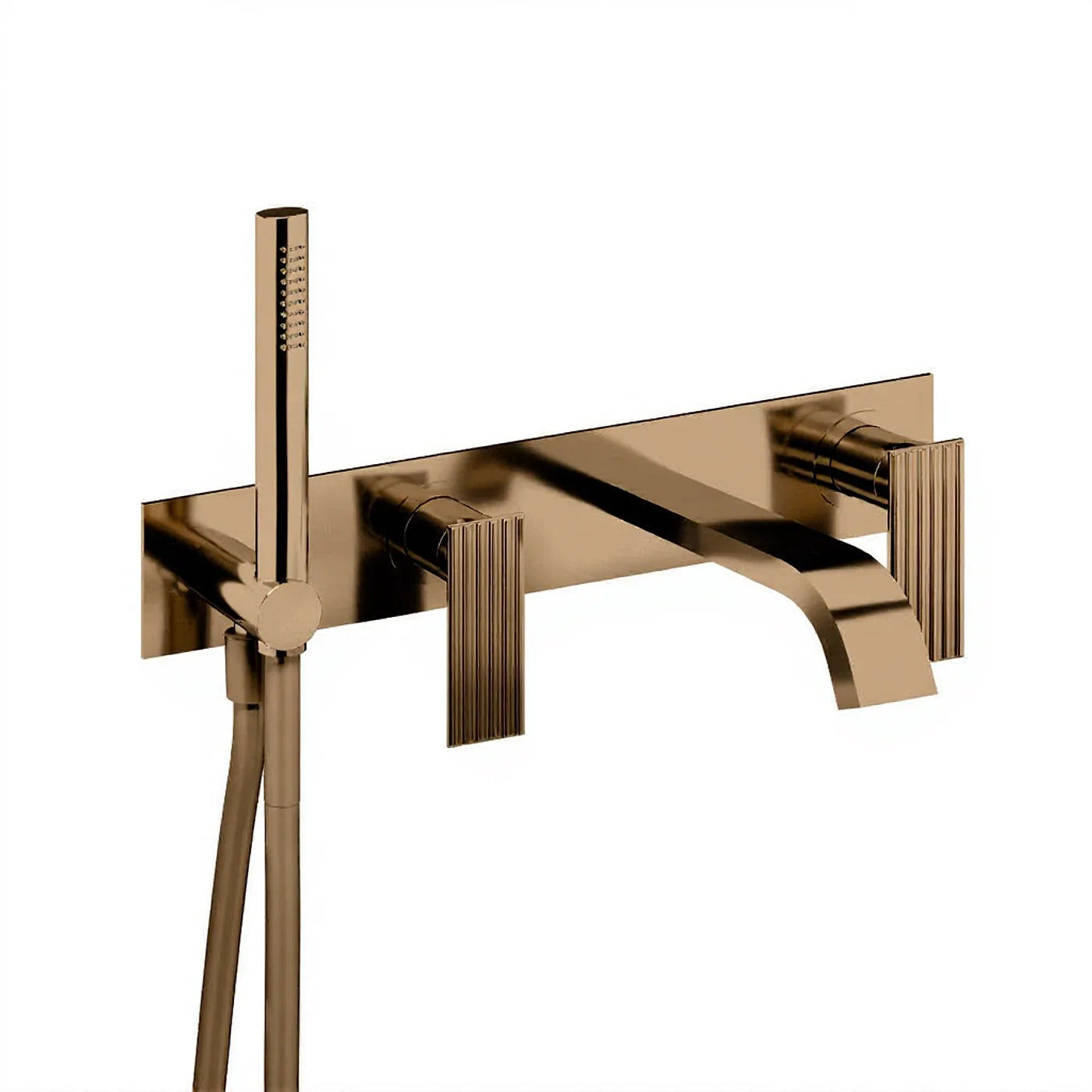 Mitigeur bain/douche à encastrer - Treemme Ios - RWIT 2AD7 CC 01 - Noir chromé poli (HH)