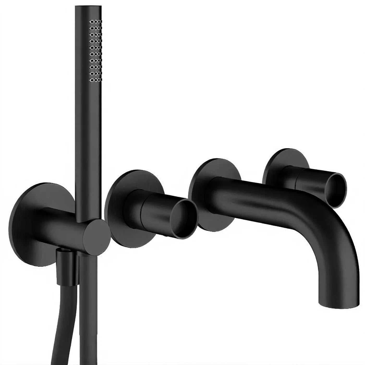 Mitigeur bain/douche à encastrer - Treemme Watertube - RWIT 4AD8 IS 04 - Gun Metal-PVD (PVD01)