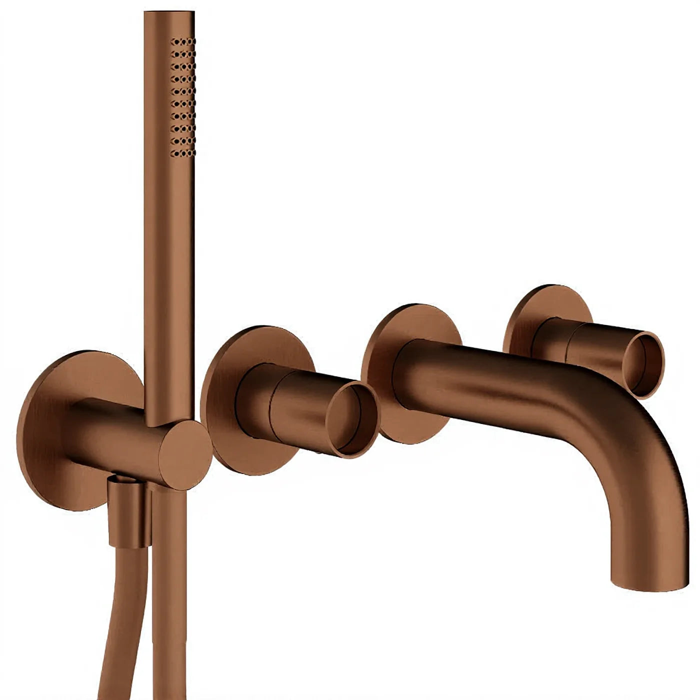Mitigeur bain/douche à encastrer - Treemme Watertube - RWIT 4AD8 IS 04 - Bronze-PVD (PVD03)