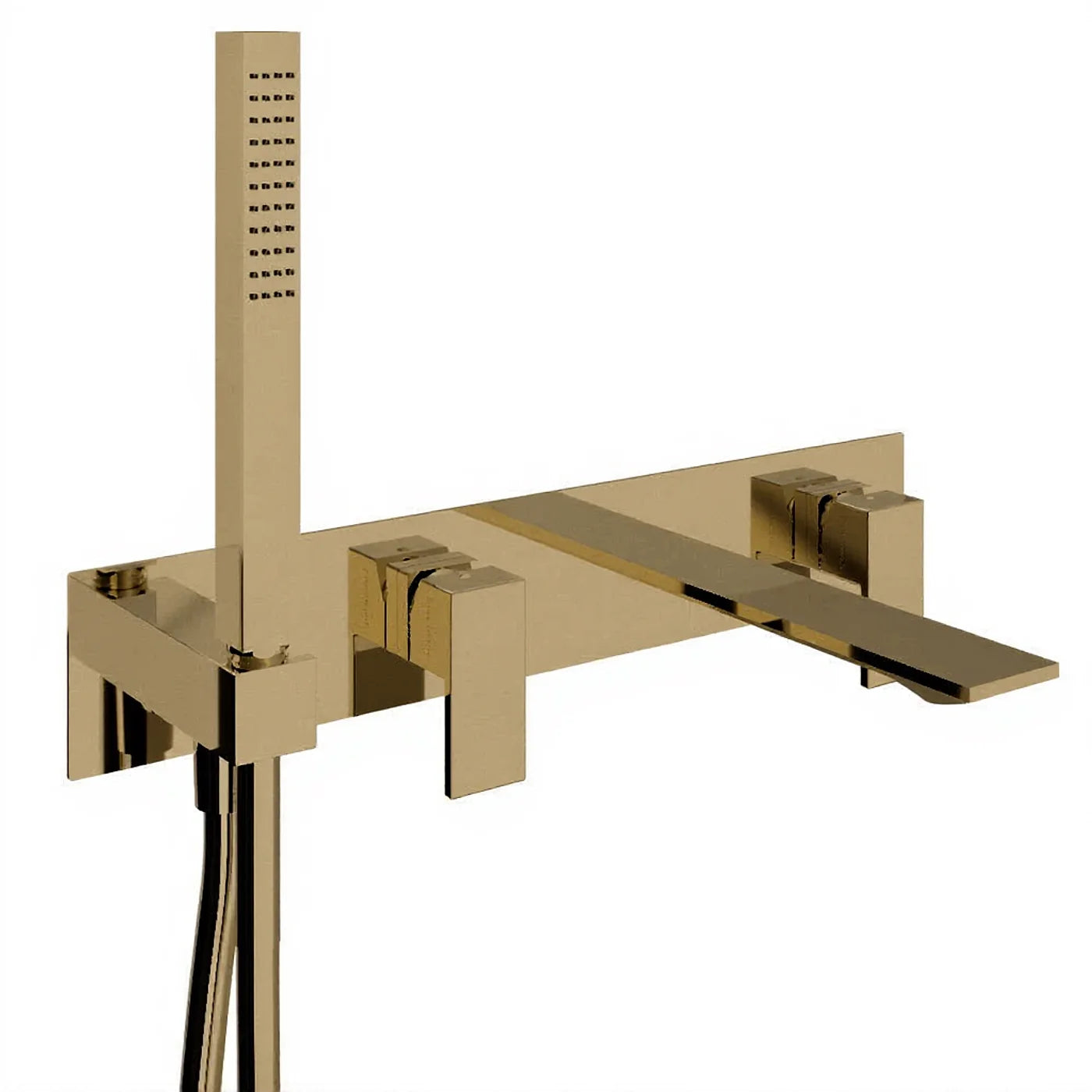 Mitigeur bain/douche à encastrer - Treemme Q30 - RWIT 4BD7 CC 01 - Nickel brossé (NF)
