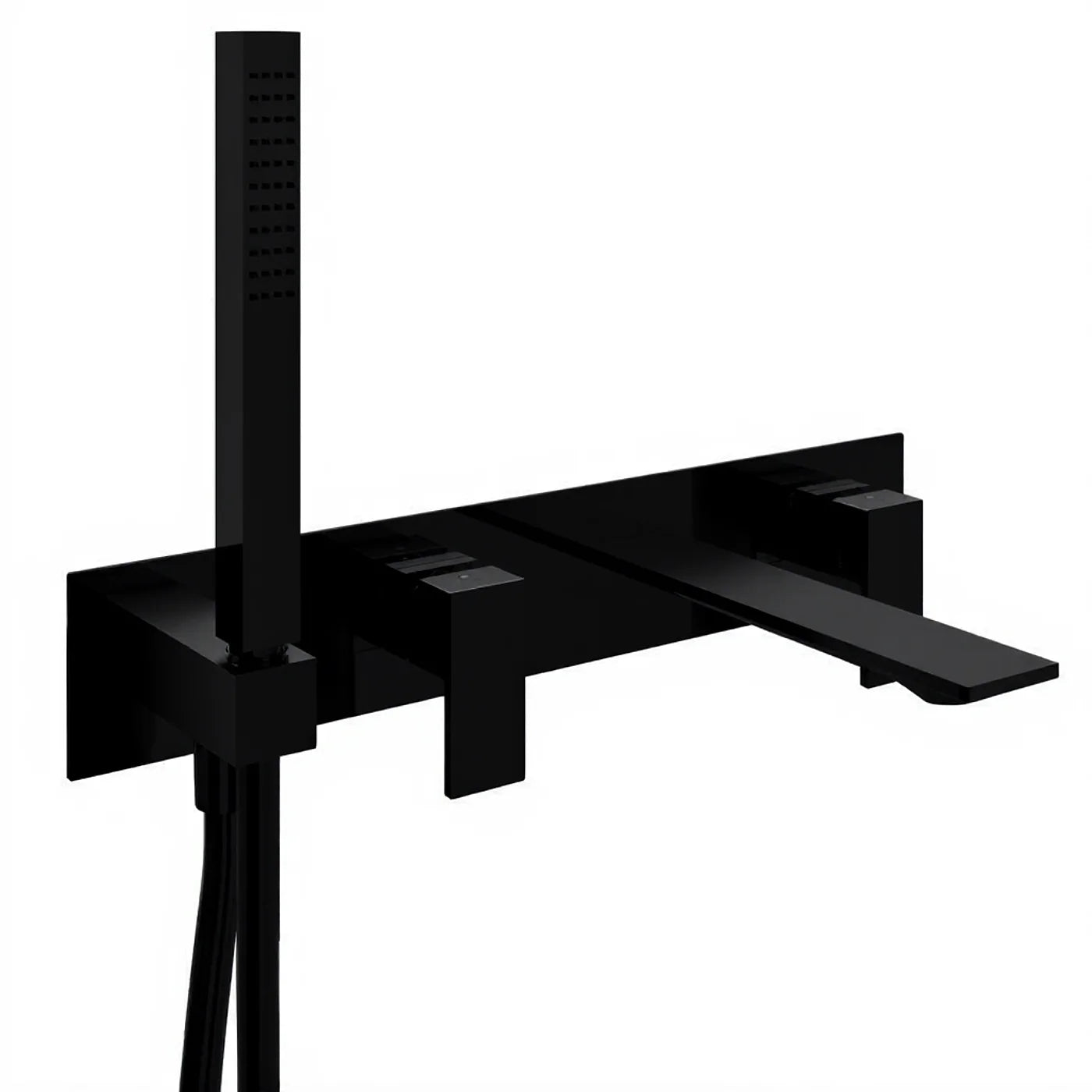 Mitigeur bain/douche à encastrer - Treemme Q30 - RWIT 4BD7 CC 01 - Noir opaque (NN)