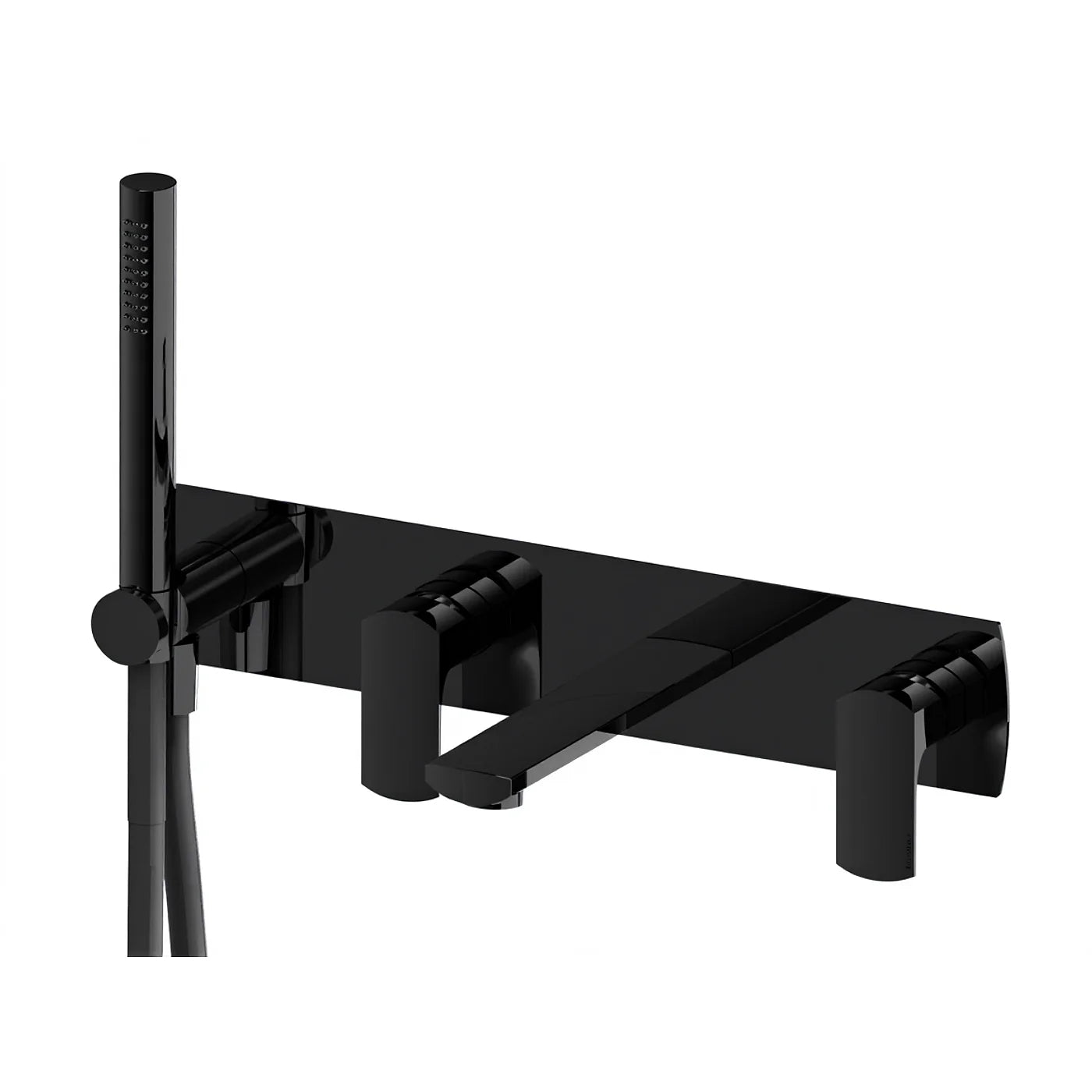 Mitigeur bain/douche à encastrer - Treemme Albatros - RWIT 4CD7 CC 01 - Noir chromé brossé (CZ)