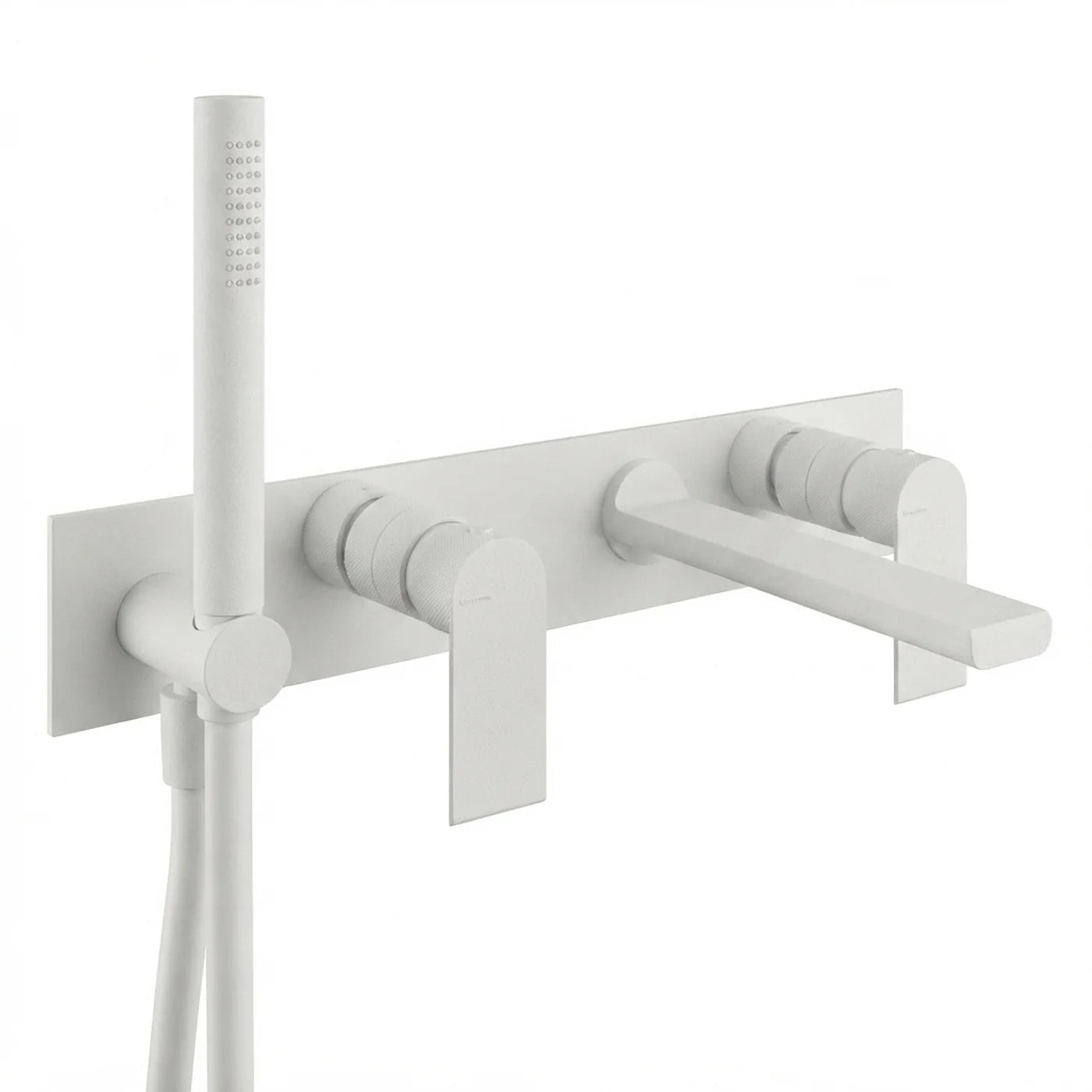Mitigeur bain/douche à encastrer - Treemme Bamboo - RWIT 50D7 CC 01 - Blanc opaque (BB)