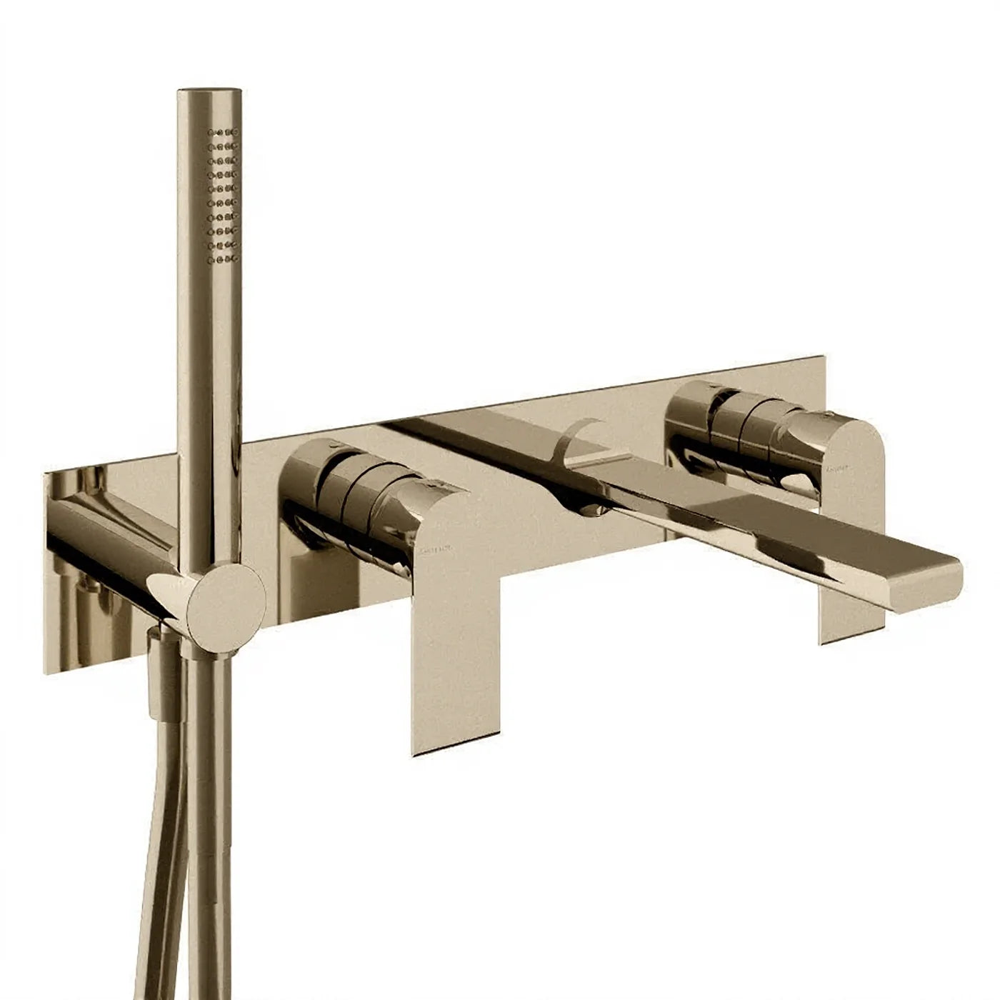 Mitigeur bain/douche à encastrer - Treemme Bamboo - RWIT 50D7 CC 01 - Nickel brossé (NF)