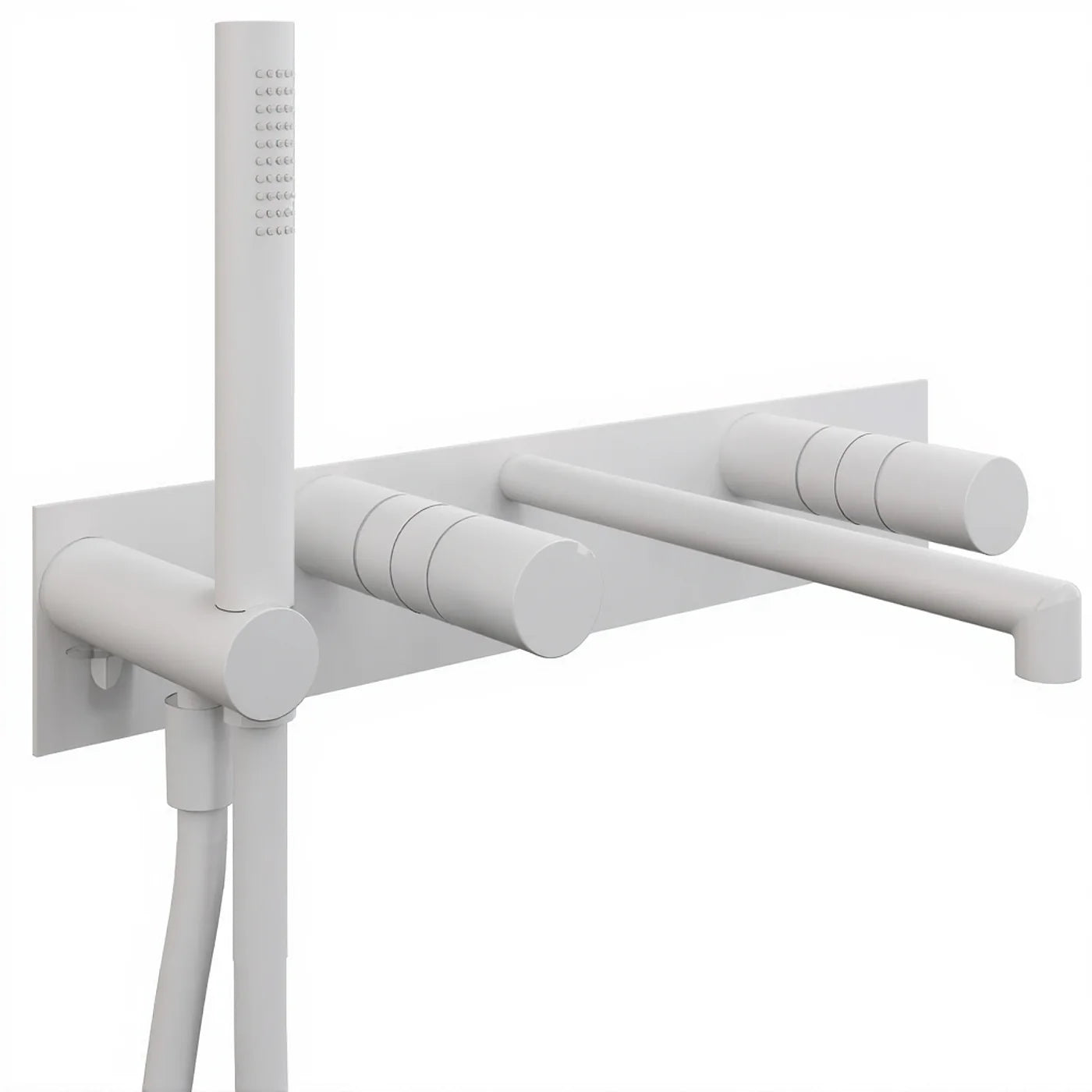 Mitigeur bain/douche à encastrer - Treemme T30 - RWIT 5BD7 CC 01 - Blanc opaque (BB)