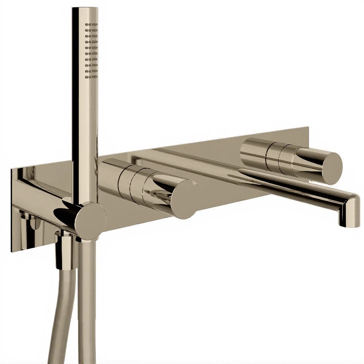 Mitigeur bain/douche à encastrer - Treemme T30 - RWIT 5BD7 CC 01 - Nickel brossé (NF)