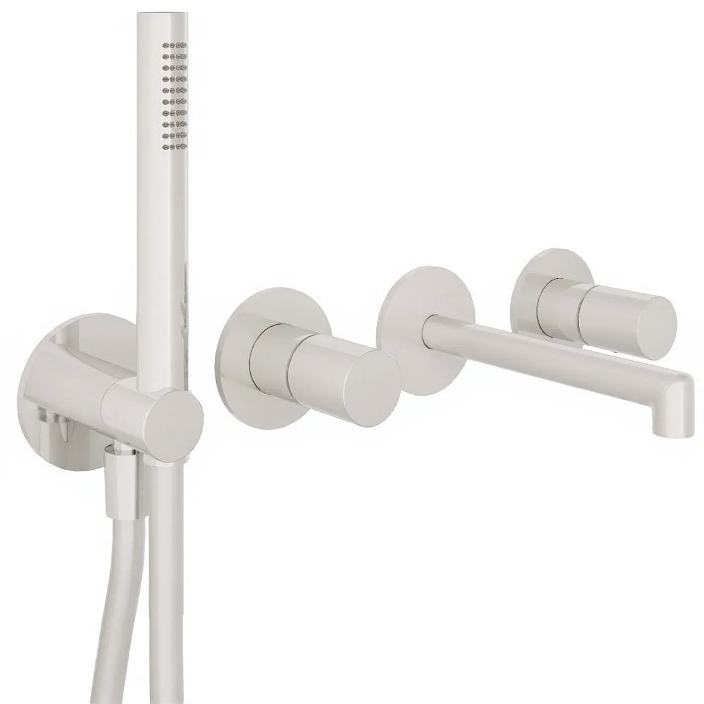 Mitigeur bain/douche à encastrer - Treemme T30 - RWIT 5BD8 CC 01 - Blanc opaque (BB)
