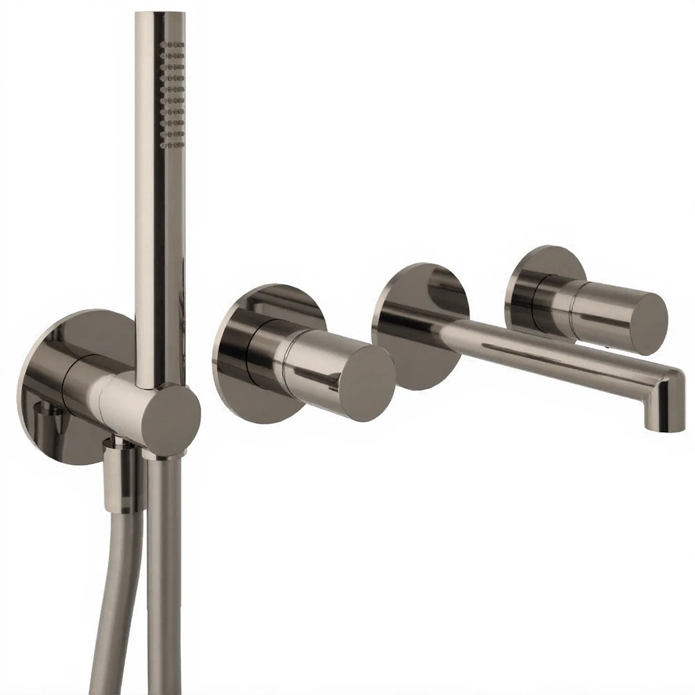 Mitigeur bain/douche à encastrer - Treemme T30 - RWIT 5BD8 CC 01 - Nickel poli (NL)