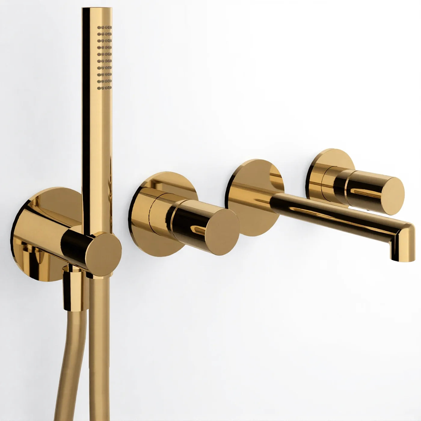 Mitigeur bain/douche à encastrer - Treemme T30 - RWIT 5BD8 CC 01 - Laiton brossé (UZ)