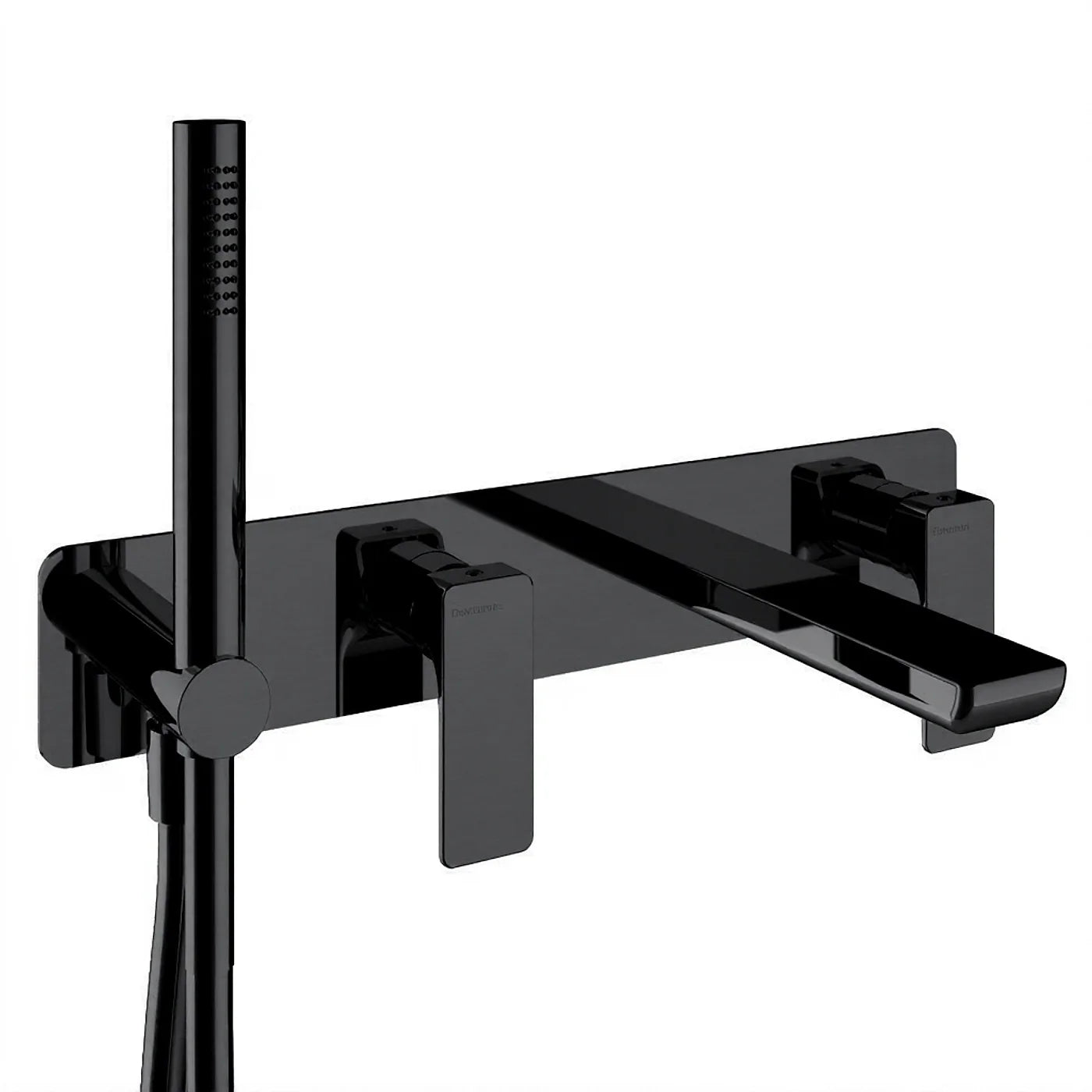 Mitigeur bain/douche à encastrer - Treemme Hask - RWIT 6AD7 CC 01 - Noir chromé brossé (CZ)