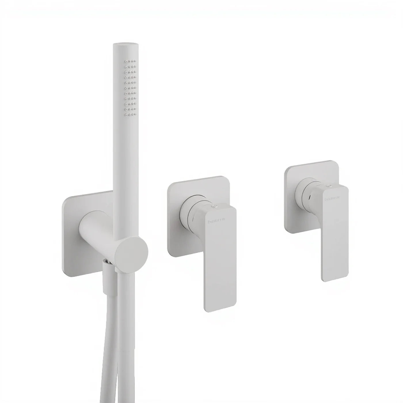 Mitigeur bain/douche à encastrer - Treemme Hask - RWIT 6AD9 CC 01 - Blanc opaque (BB)
