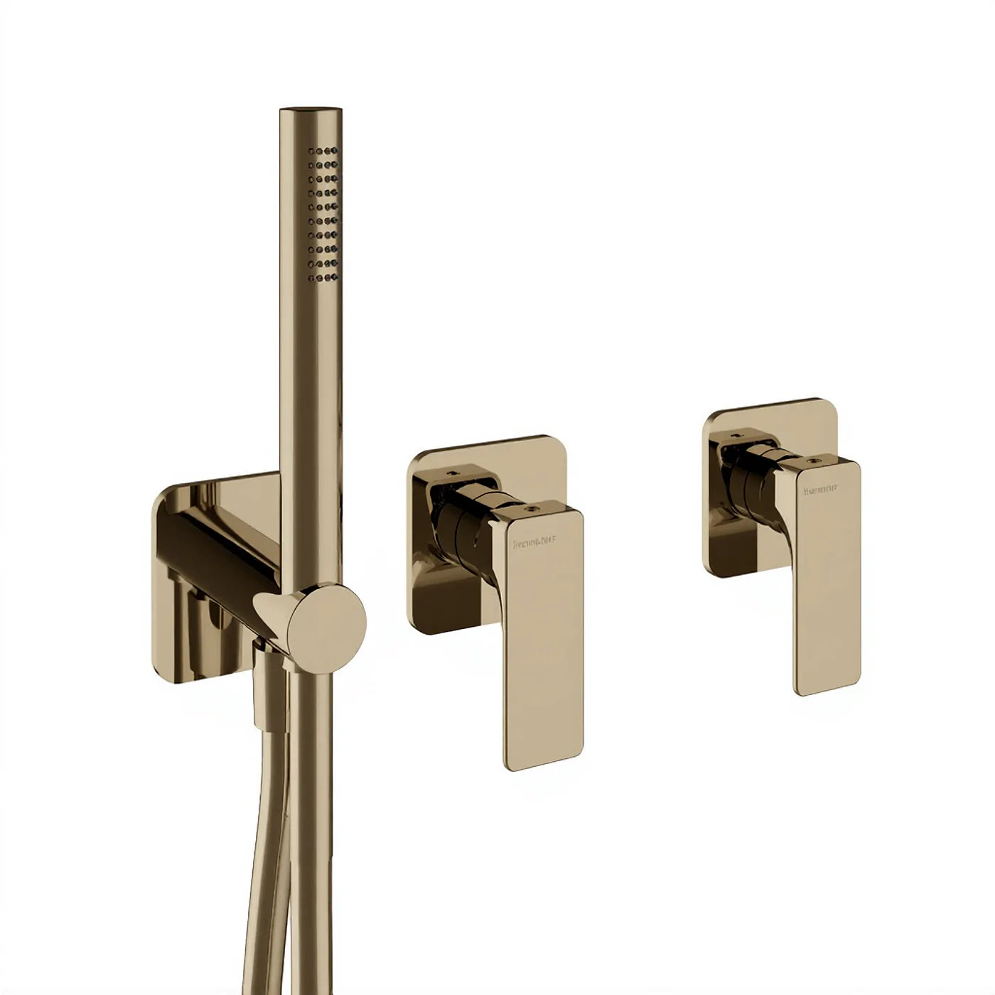 Mitigeur bain/douche à encastrer - Treemme Hask - RWIT 6AD9 CC 01 - Nickel brossé (NF)