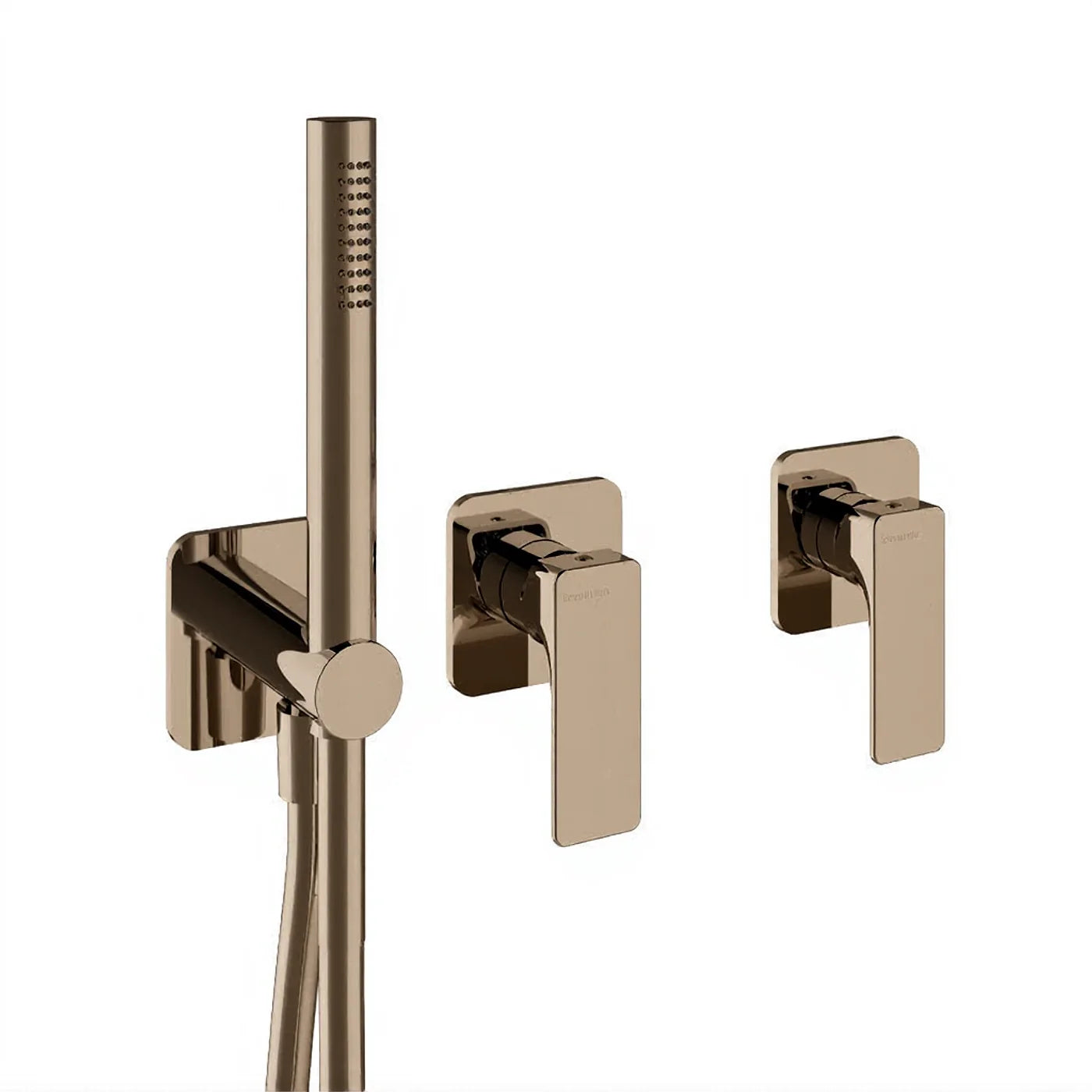 Mitigeur bain/douche à encastrer - Treemme Hask - RWIT 6AD9 CC 01 - Nickel poli (NL)