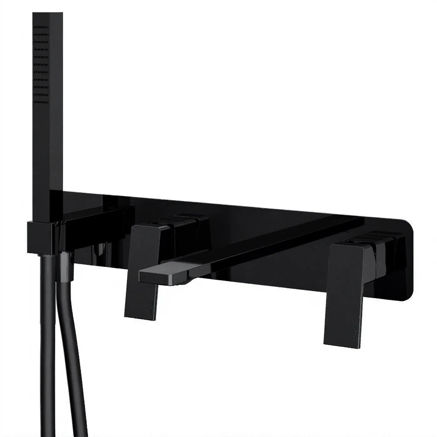 Mitigeur bain/douche à encastrer - Treemme PA36 - RWIT 8BD7 CC 01 - Noir chromé brossé (CZ)