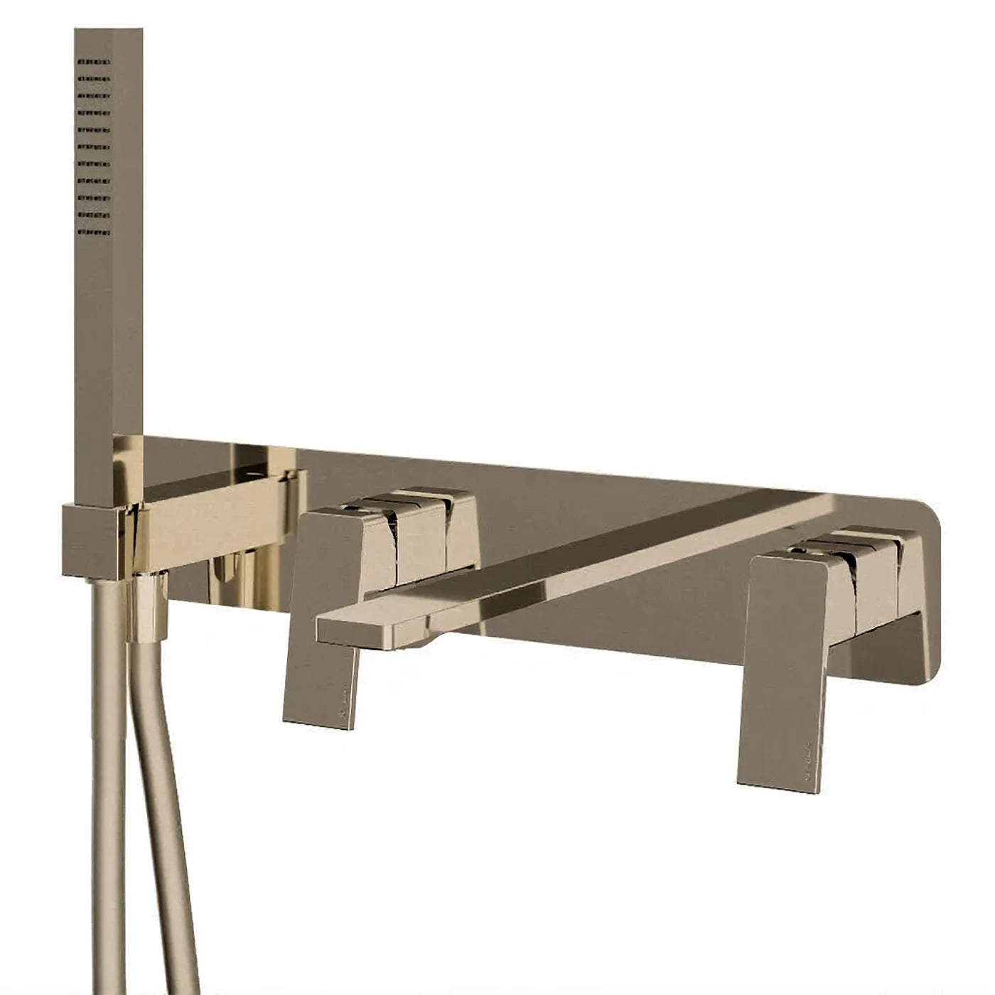 Mitigeur bain/douche à encastrer - Treemme PA36 - RWIT 8BD7 CC 01 - Nickel brossé (NF)