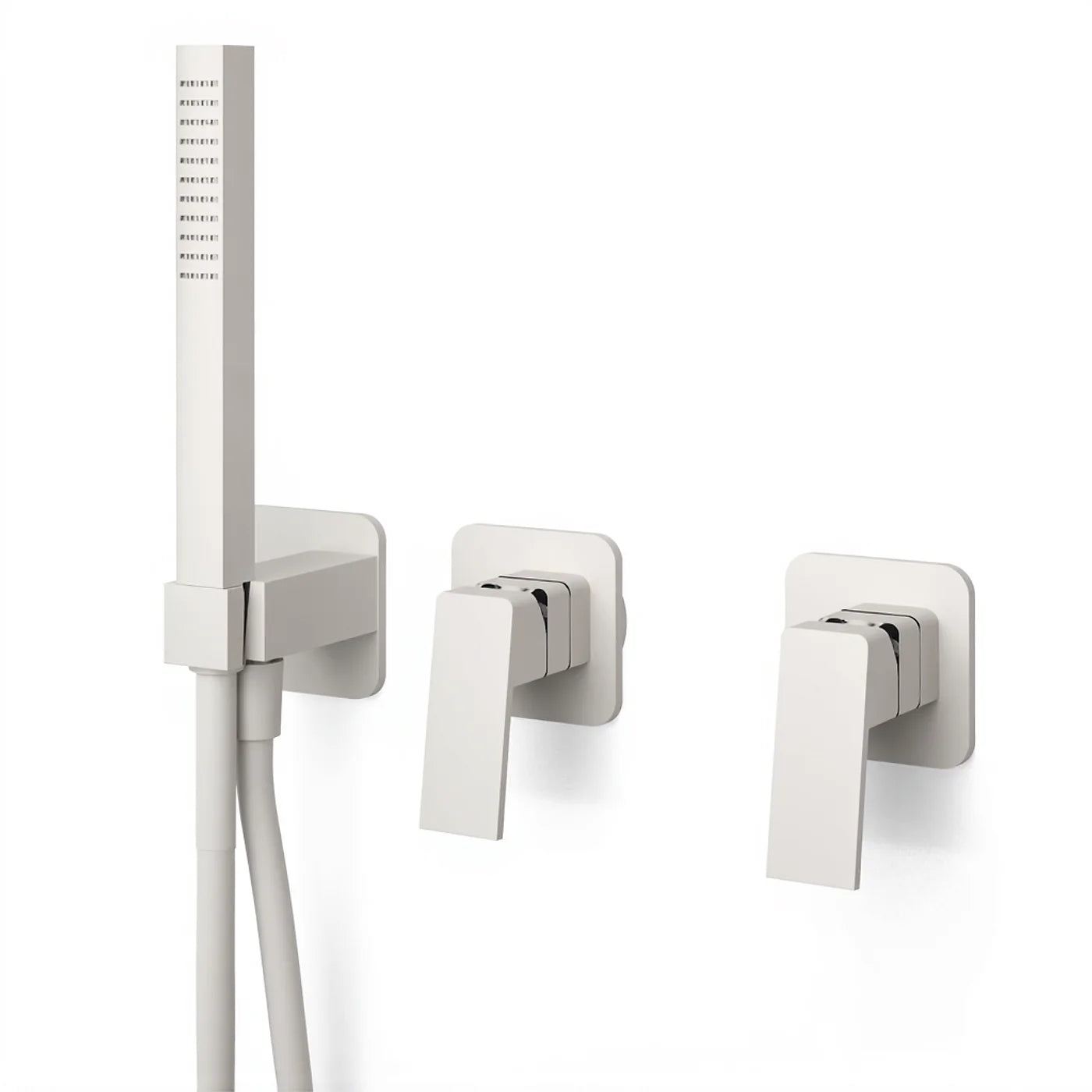 Mitigeur bain/douche à encastrer - Treemme PA36 - RWIT 8BD9 CC 01 - Blanc opaque (BB)