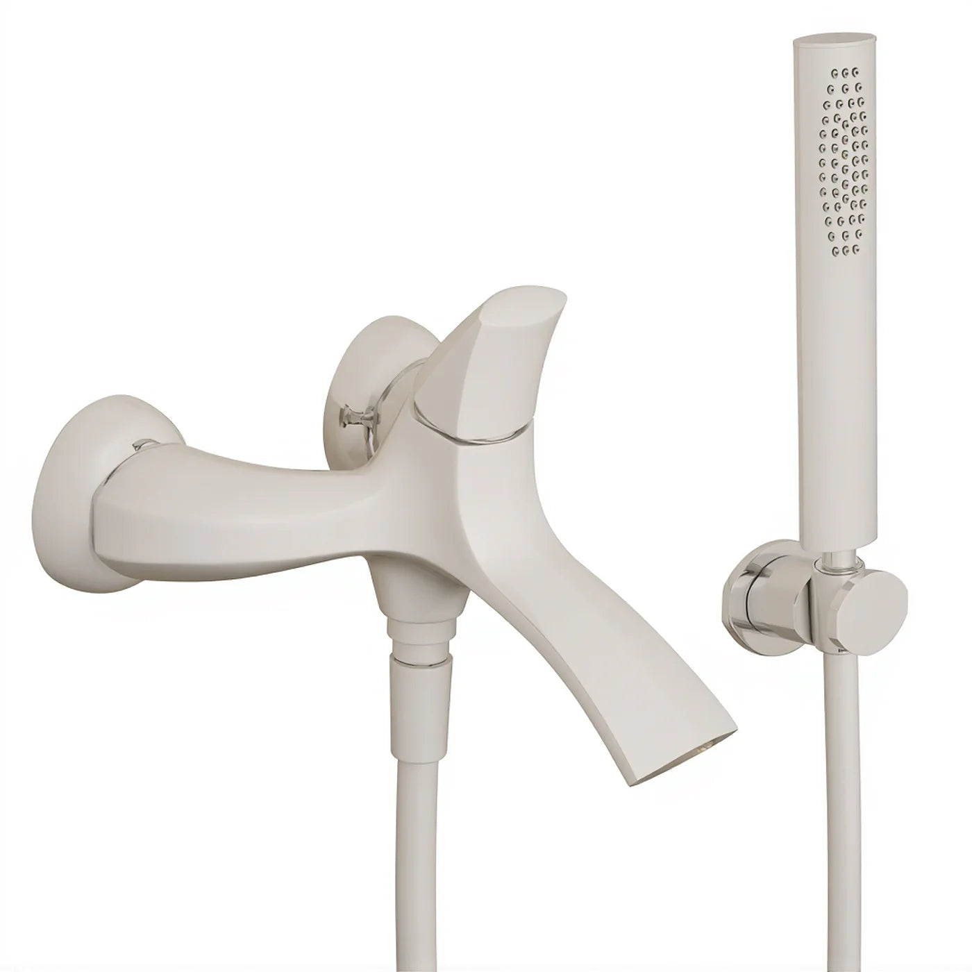 Mitigeur bain/douche mural - Treemme Hedò - IT 0900 CC HE ZZ - Blanc opaque (BB)