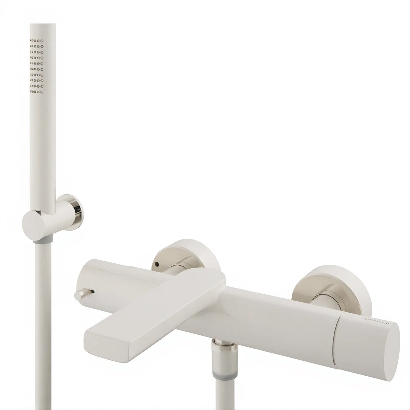 Mitigeur bain/douche mural - Treemme Bamboo - IT 5000 CC BM ZZ - Blanc opaque (BB)