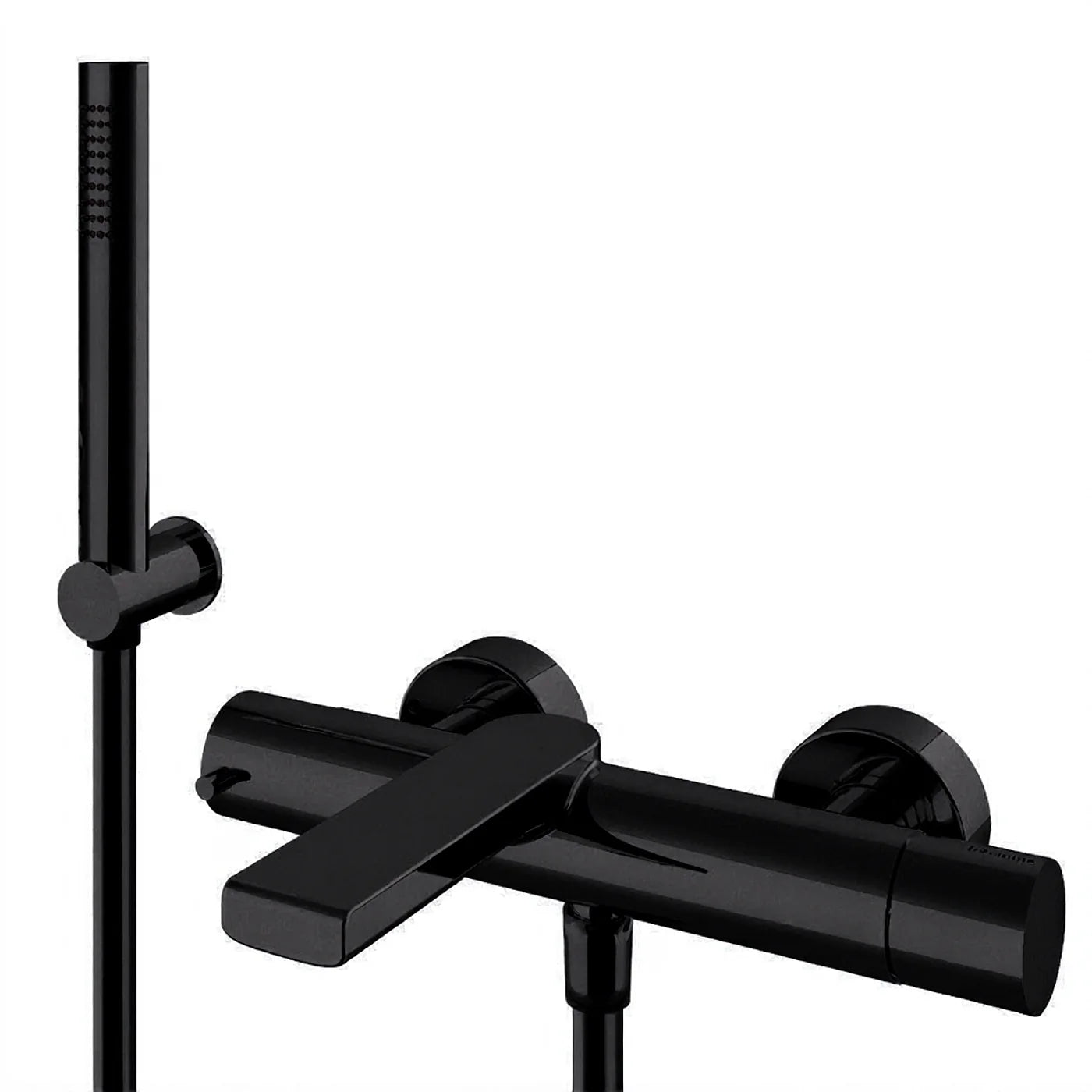 Mitigeur bain/douche mural - Treemme Bamboo - IT 5000 CC BM ZZ - Noir chromé poli (HH)