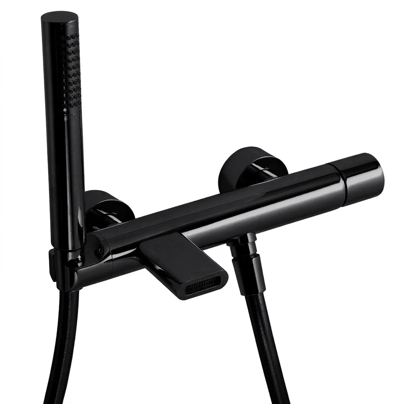 Mitigeur bain/douche mural - Treemme Nanotech - IT 5400 CC BF ZZ - Noir opaque (NN)