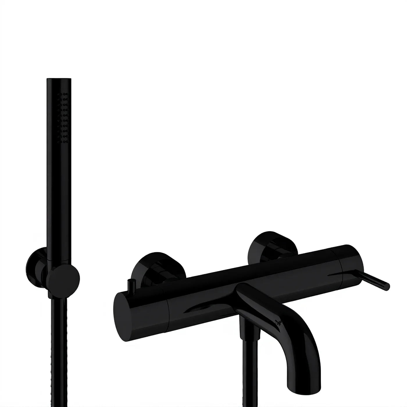 Mitigeur bain/douche mural - Treemme Up+ - IT 6B00 CC VL ZZ - Noir opaque (NN)