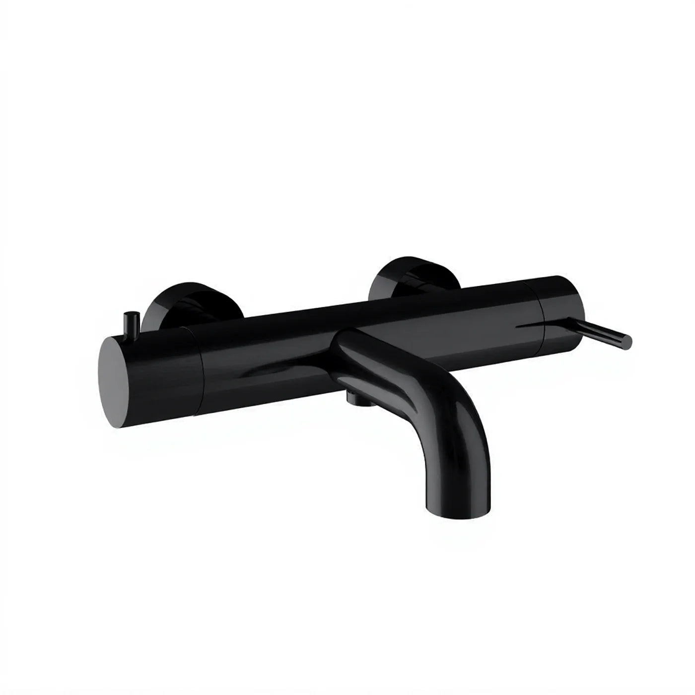 Mitigeur bain/douche mural sans set de douche - Treemme Up+ - IT 6B50 CC VL ZZ - Noir chromé brossé (CZ)