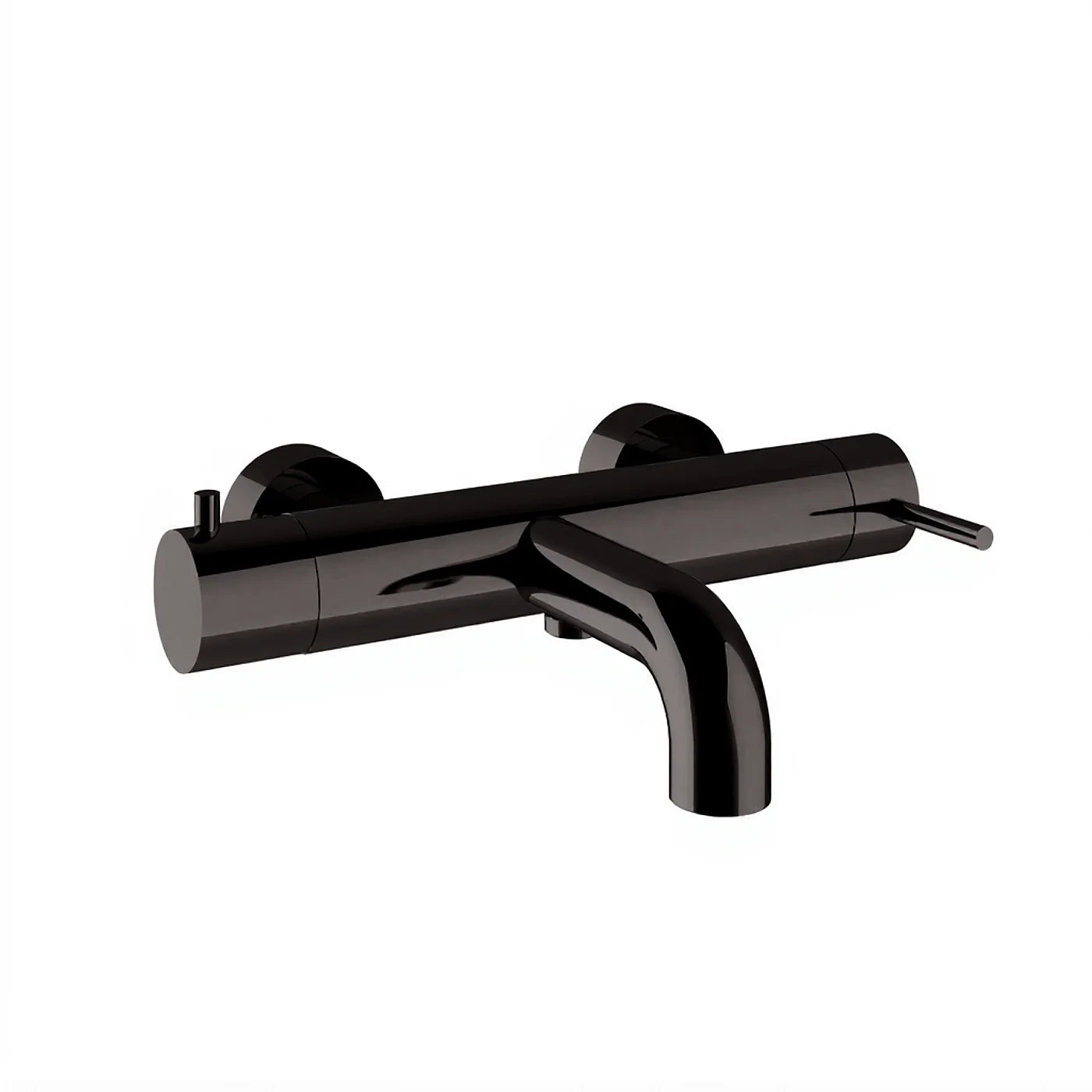 Mitigeur bain/douche mural sans set de douche - Treemme Up+ - IT 6B50 CC VL ZZ - Noir chromé poli (HH)