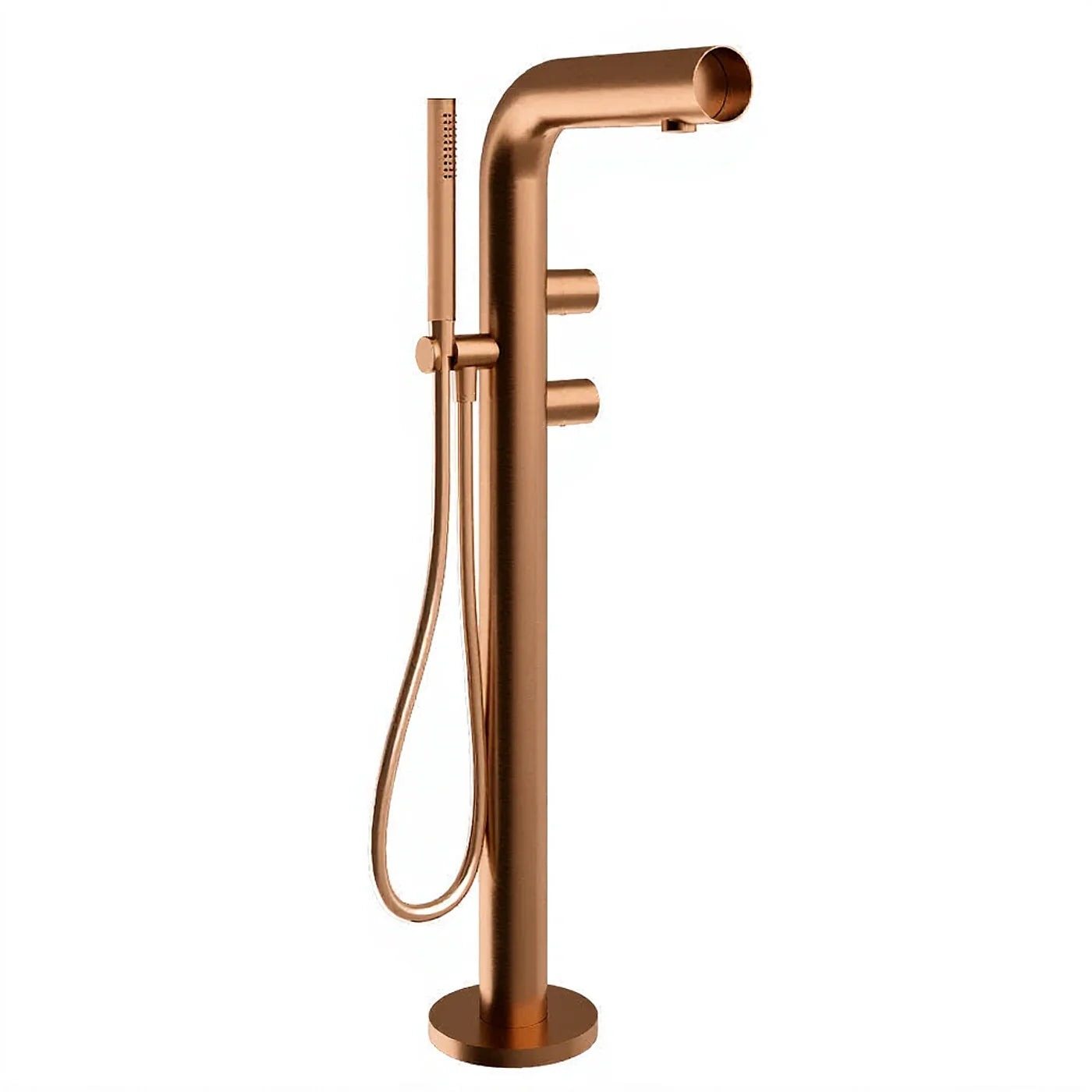 Mitigeur bain douche sur colonne au sol - Treemme Watertube - RWIT 4A03 IS 50 - Bronze-PVD (PVD03)