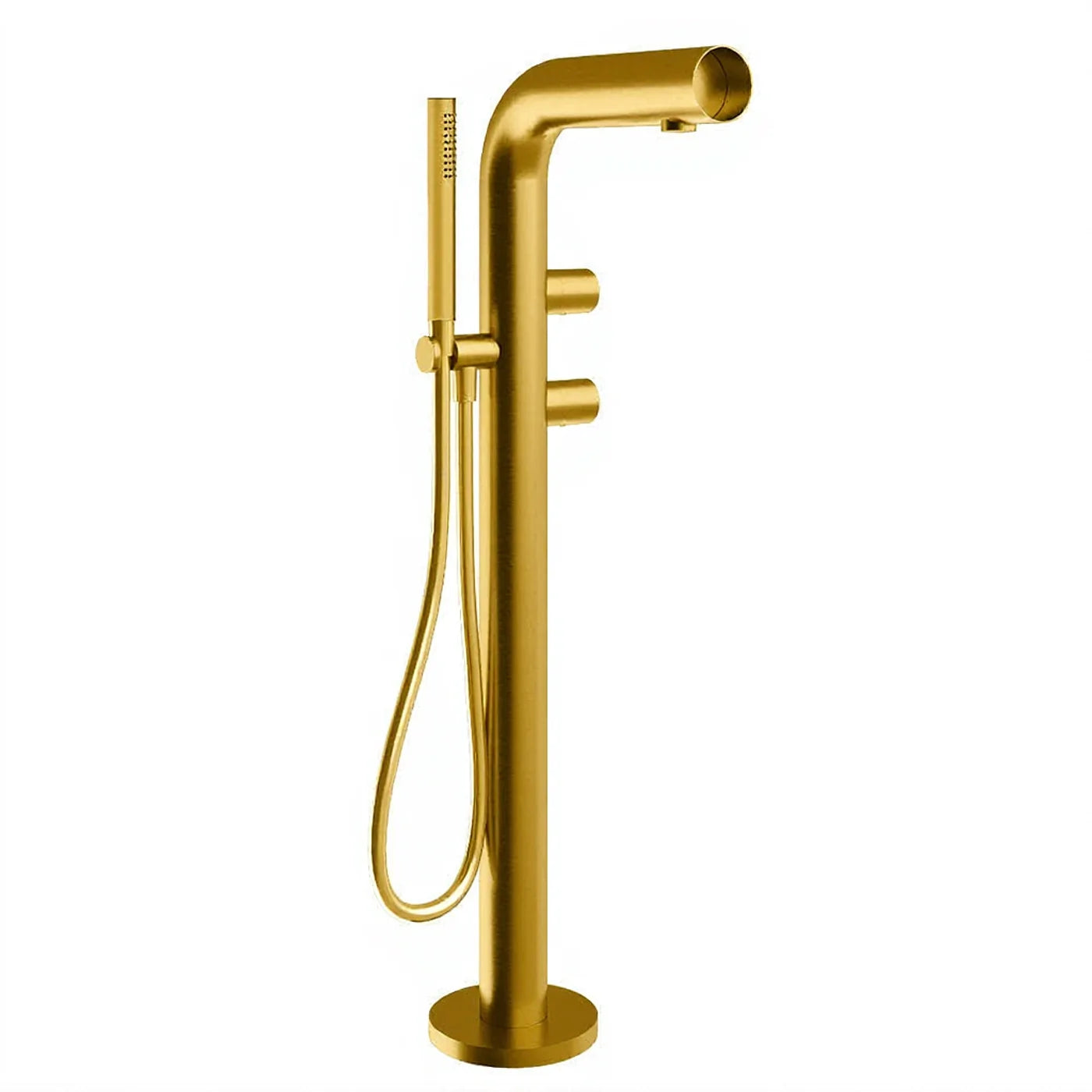 Mitigeur bain douche sur colonne au sol - Treemme Watertube - RWIT 4A03 IS 50 - Yellow Gold-PVD (PVD04)