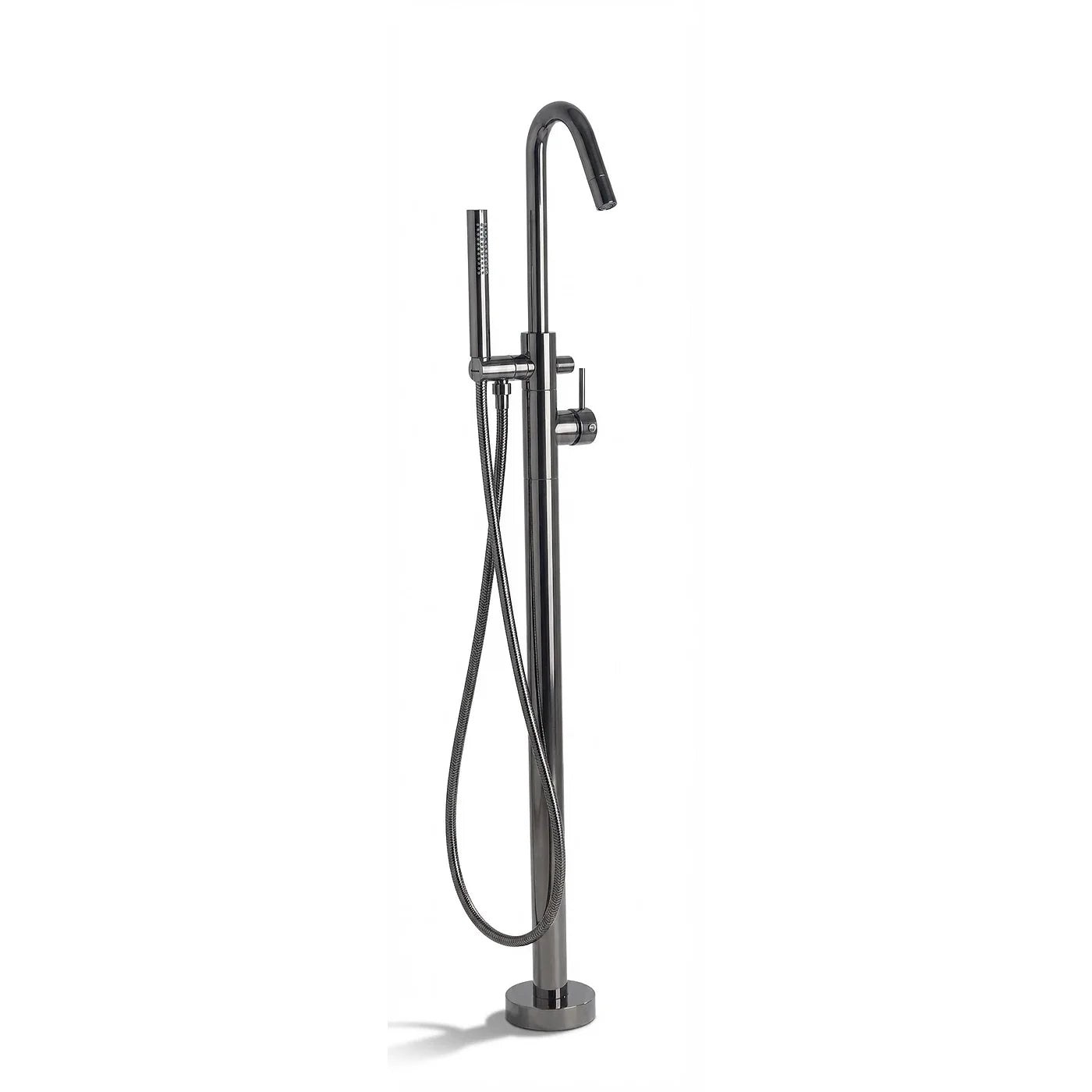 Mitigeur bain douche sur colonne au sol - Treemme X-change mono - RWIT 7503 CC 50 - Noir chromé poli (HH)