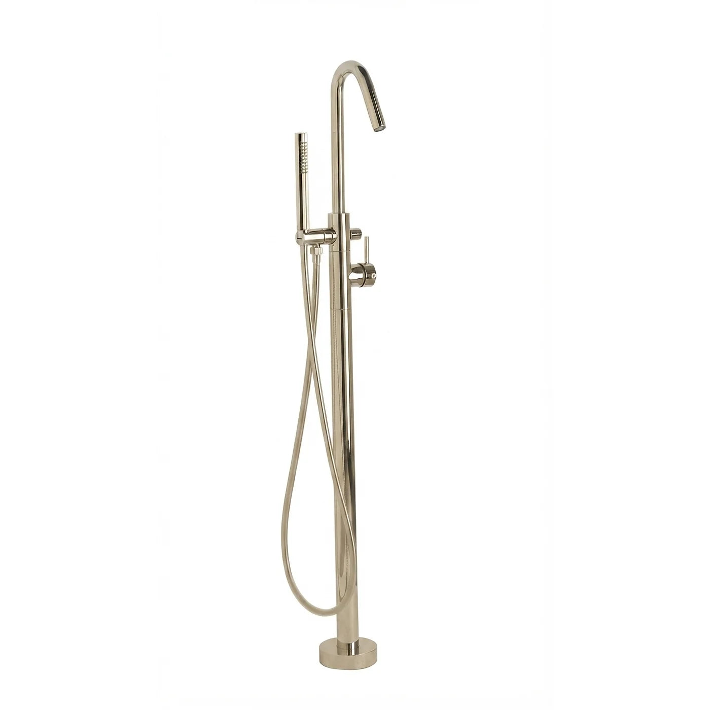 Mitigeur bain douche sur colonne au sol - Treemme X-change mono - RWIT 7503 CC 50 - Nickel poli (NL)