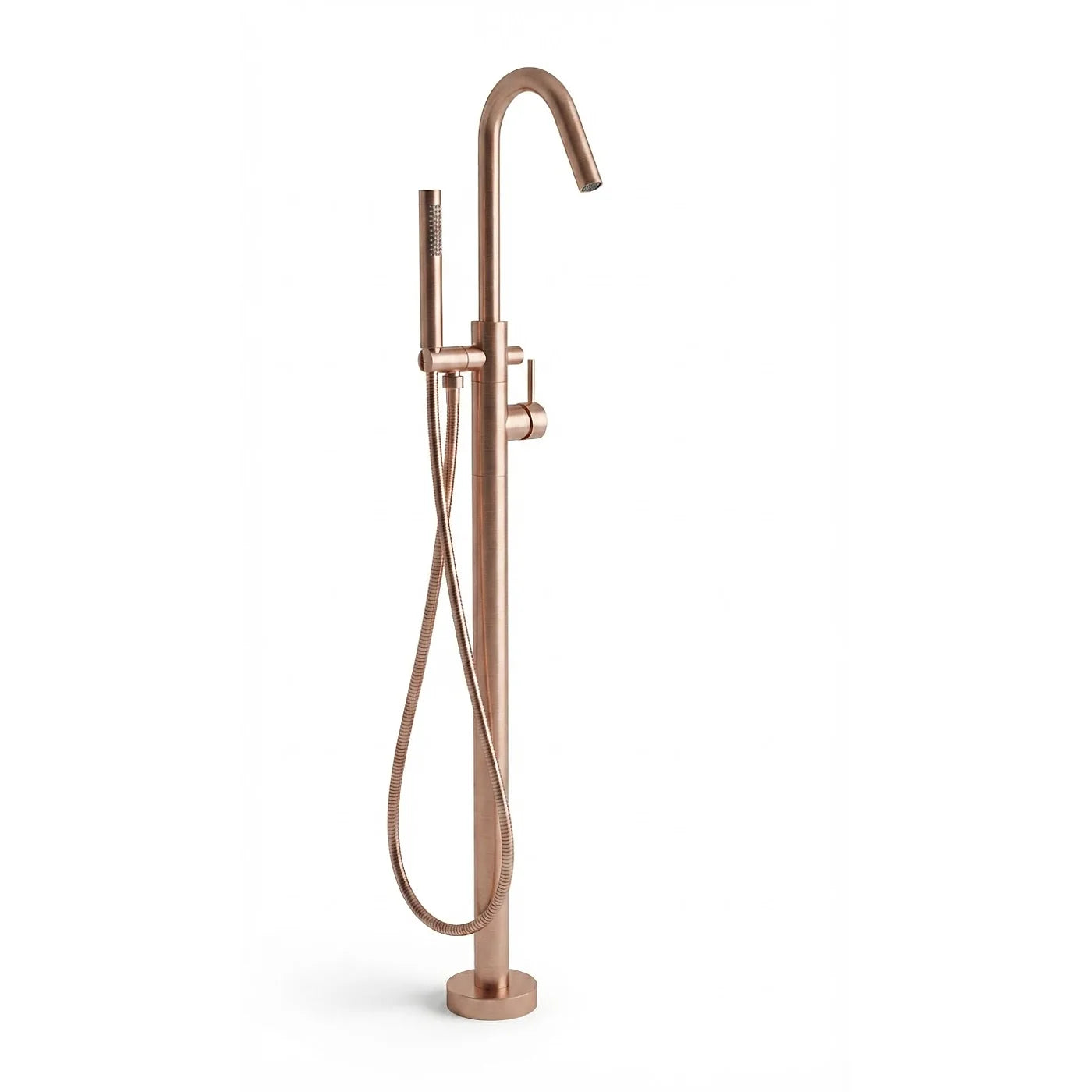 Mitigeur bain douche sur colonne au sol - Treemme X-change mono - RWIT 7503 CC 50 - Or rose brossé (SZ)