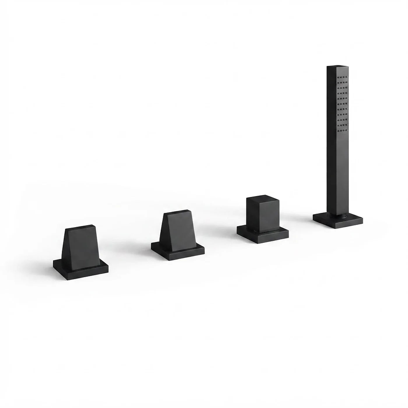Mitigeur bain/douche sur gorge sans bec - Treemme Archè - IT 0770 CC KA ZZ - Noir opaque (NN)