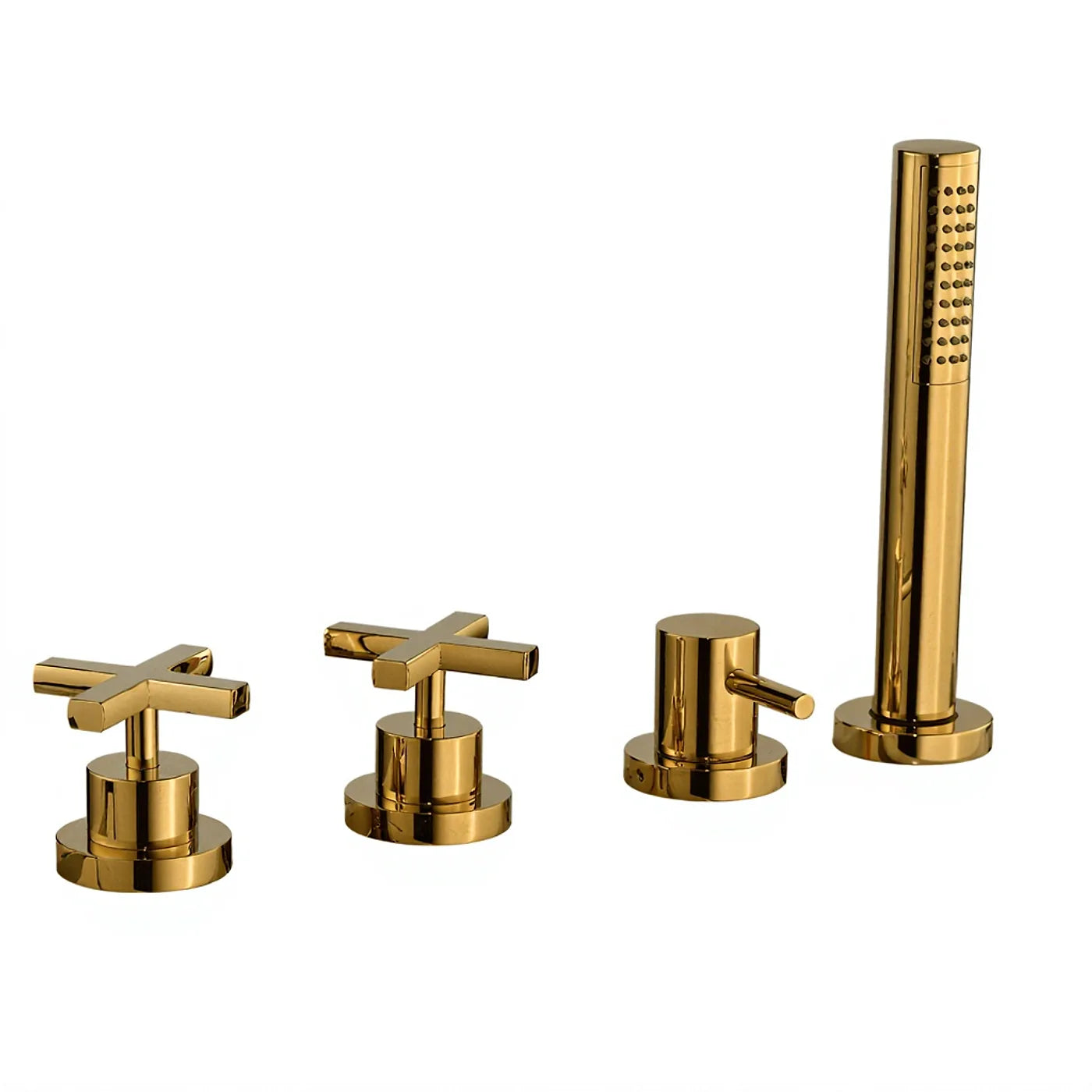 Mitigeur bain/douche sur gorge sans bec - Treemme Line - IT 1070 CC XV ZZ - Or brossé (DZ)