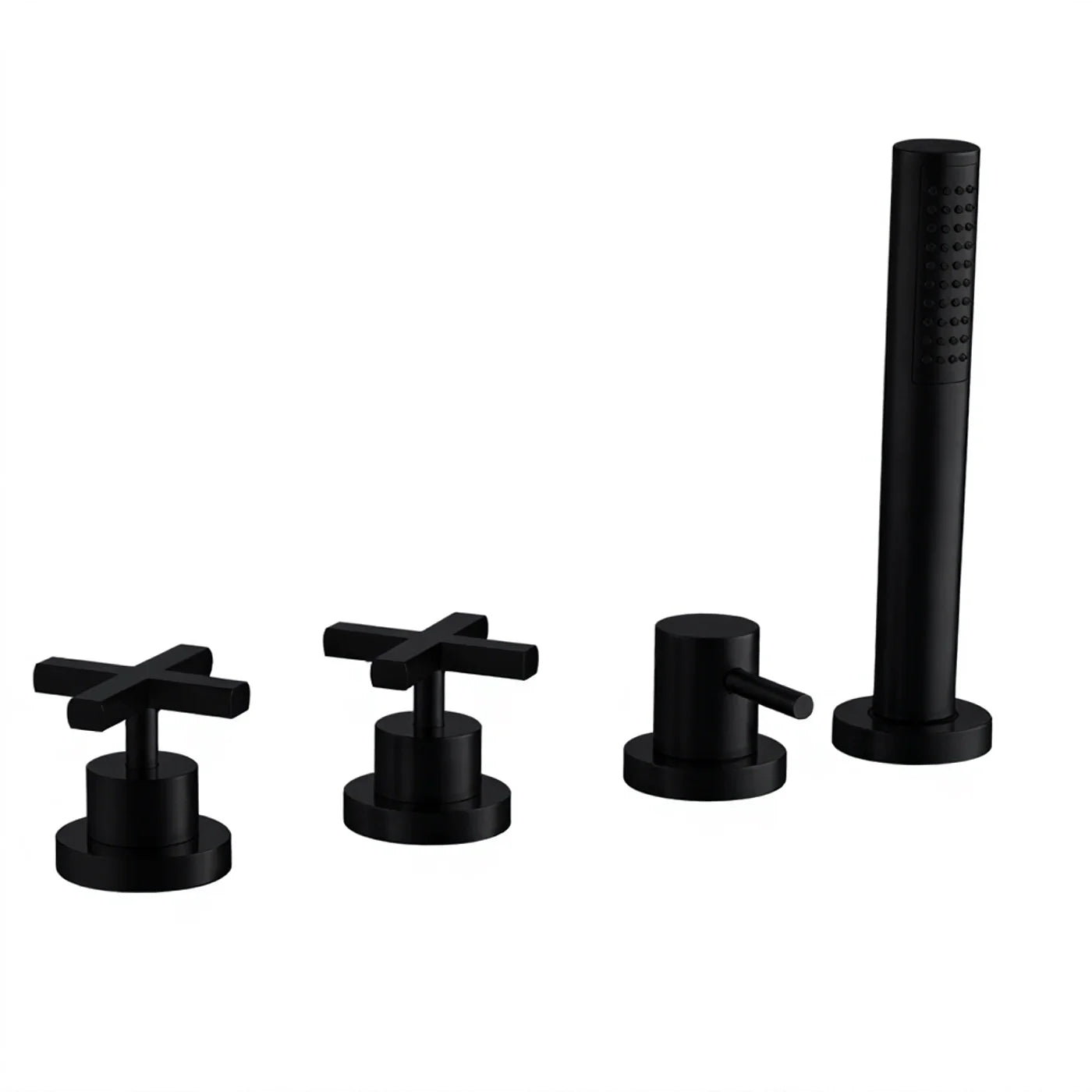 Mitigeur bain/douche sur gorge sans bec - Treemme Line - IT 1070 CC XV ZZ - Noir opaque (NN)