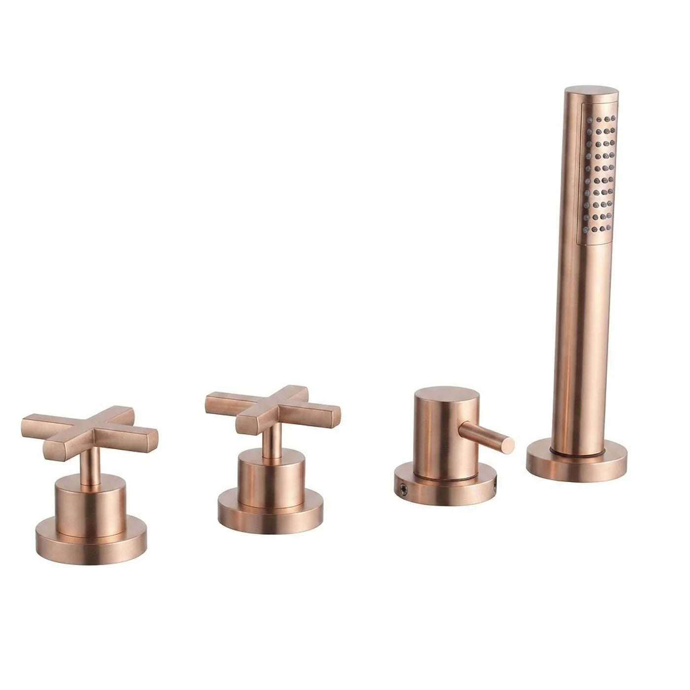 Mitigeur bain/douche sur gorge sans bec - Treemme Line - IT 1070 CC XV ZZ - Or rose brossé (SZ)