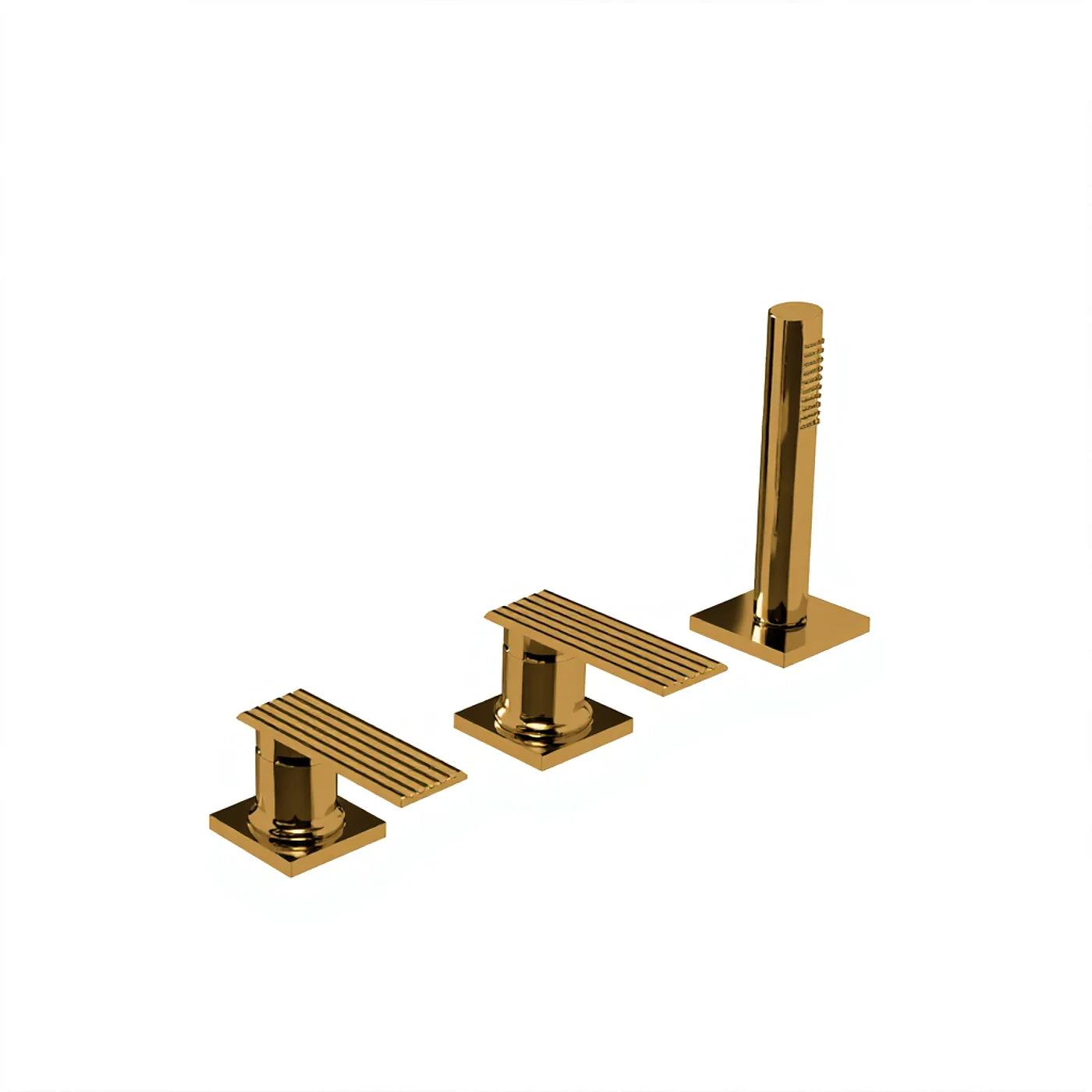 Mitigeur bain/douche sur gorge sans bec - Treemme Ios - IT 2A69 CC RM ZZ - Or brossé (DZ)
