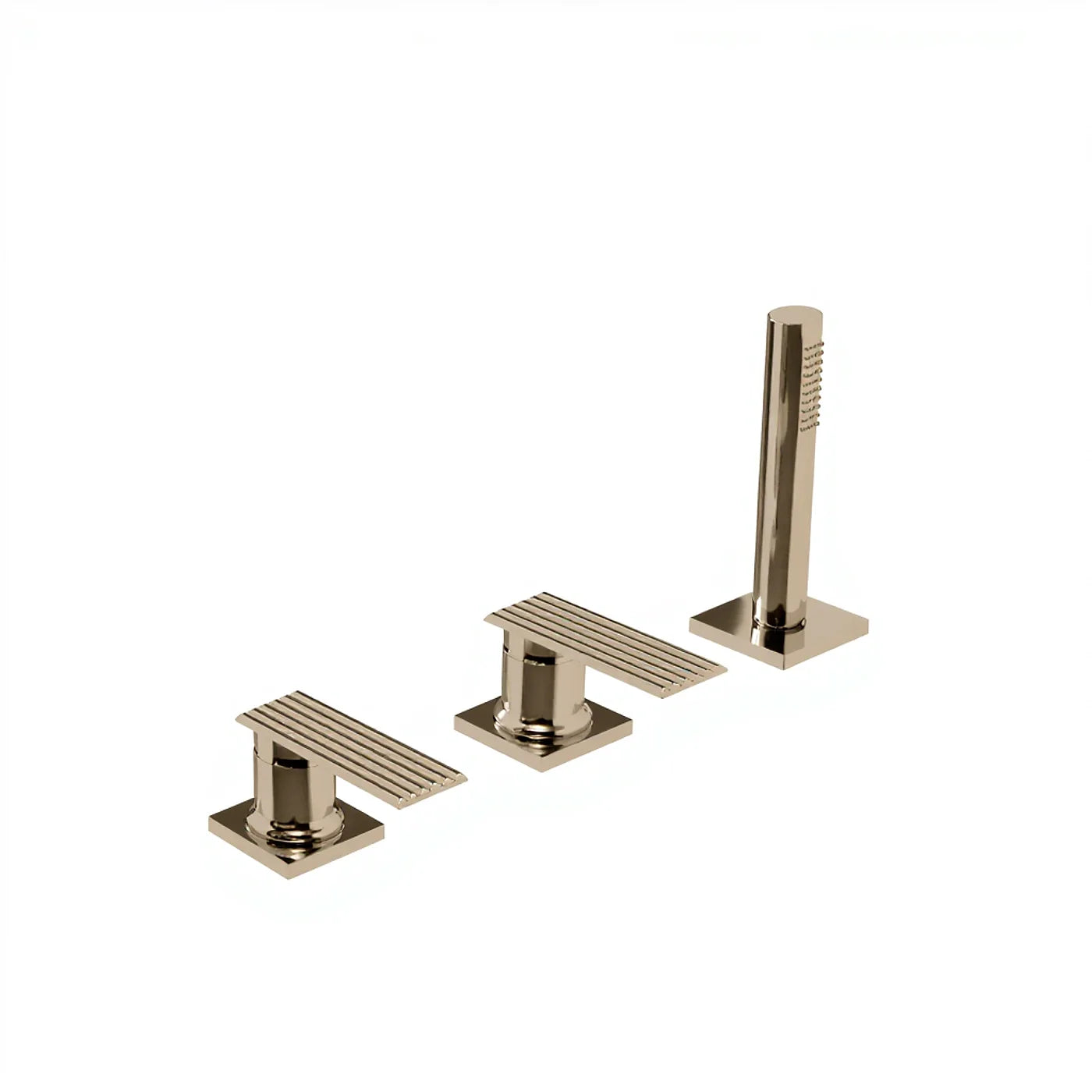 Mitigeur bain/douche sur gorge sans bec - Treemme Ios - IT 2A69 CC RM ZZ - Nickel brossé (NF)
