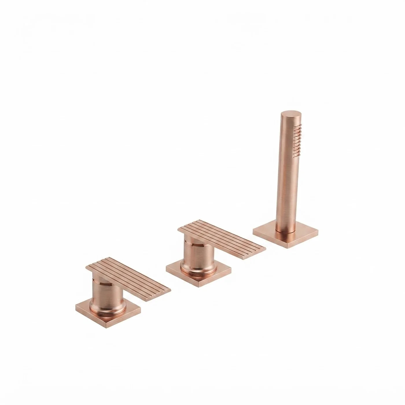 Mitigeur bain/douche sur gorge sans bec - Treemme Ios - IT 2A69 CC RM ZZ - Or rose brossé (SZ)