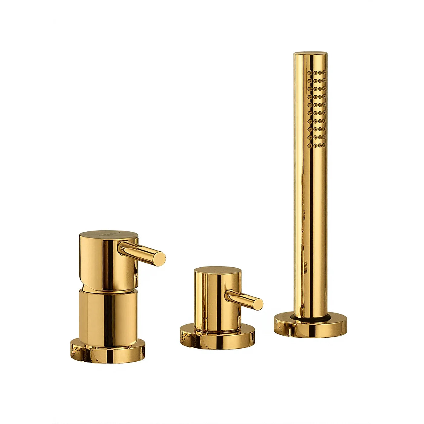 Mitigeur bain/douche sur gorge sans bec - Treemme X-change mono - IT 5869 CC VL ZZ - Or brossé (DZ)