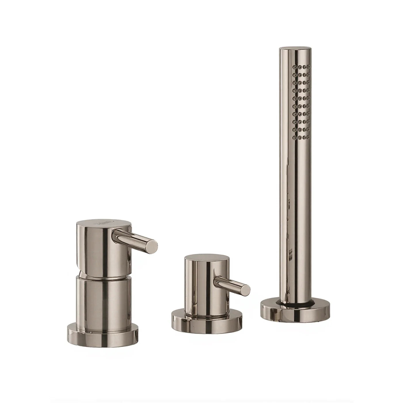 Mitigeur bain/douche sur gorge sans bec - Treemme X-change mono - IT 5869 CC VL ZZ - Nickel poli (NL)