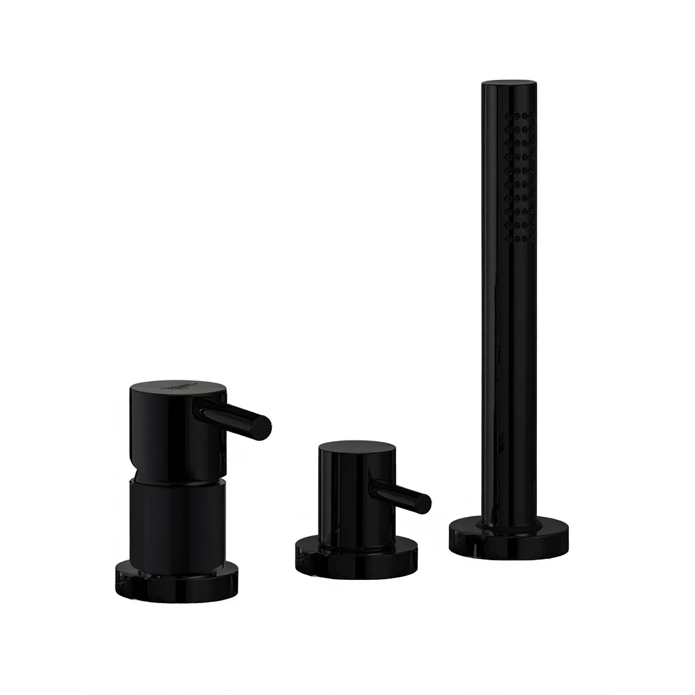 Mitigeur bain/douche sur gorge sans bec - Treemme X-change mono - IT 5869 CC VL ZZ - Noir opaque (NN)