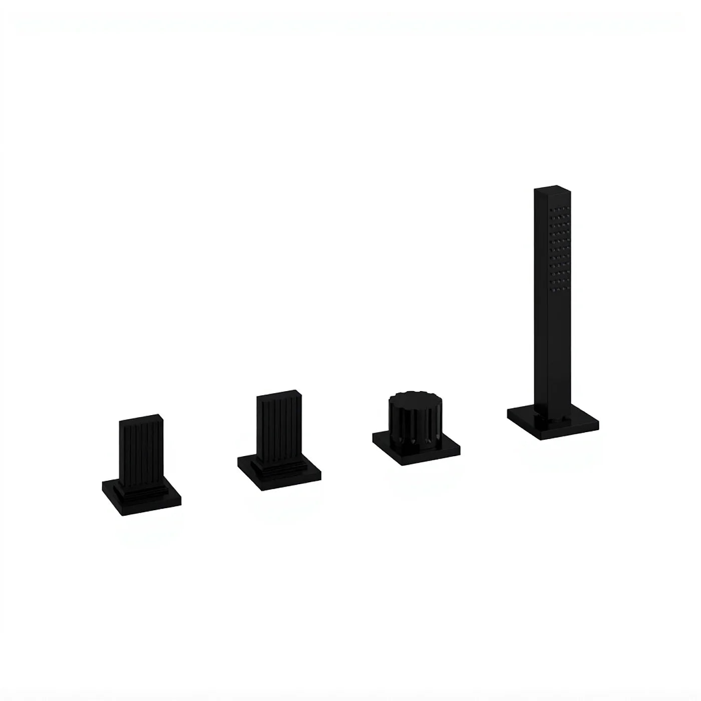 Mitigeur bain/douche sur gorge sans bec - Treemme Kea - IT 7A70 CC KO ZZ - Noir opaque (NN)