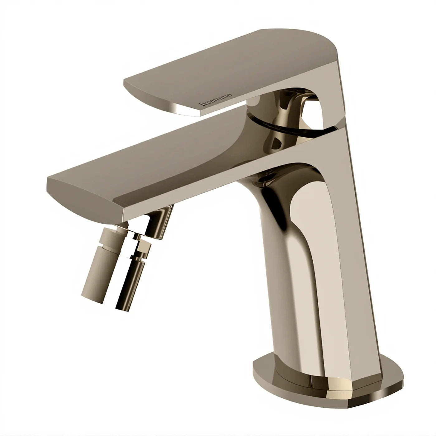 Mitigeur bidet - Treemme Albatros - IT 4C22 CC AS ZZ - Nickel brossé (NF)