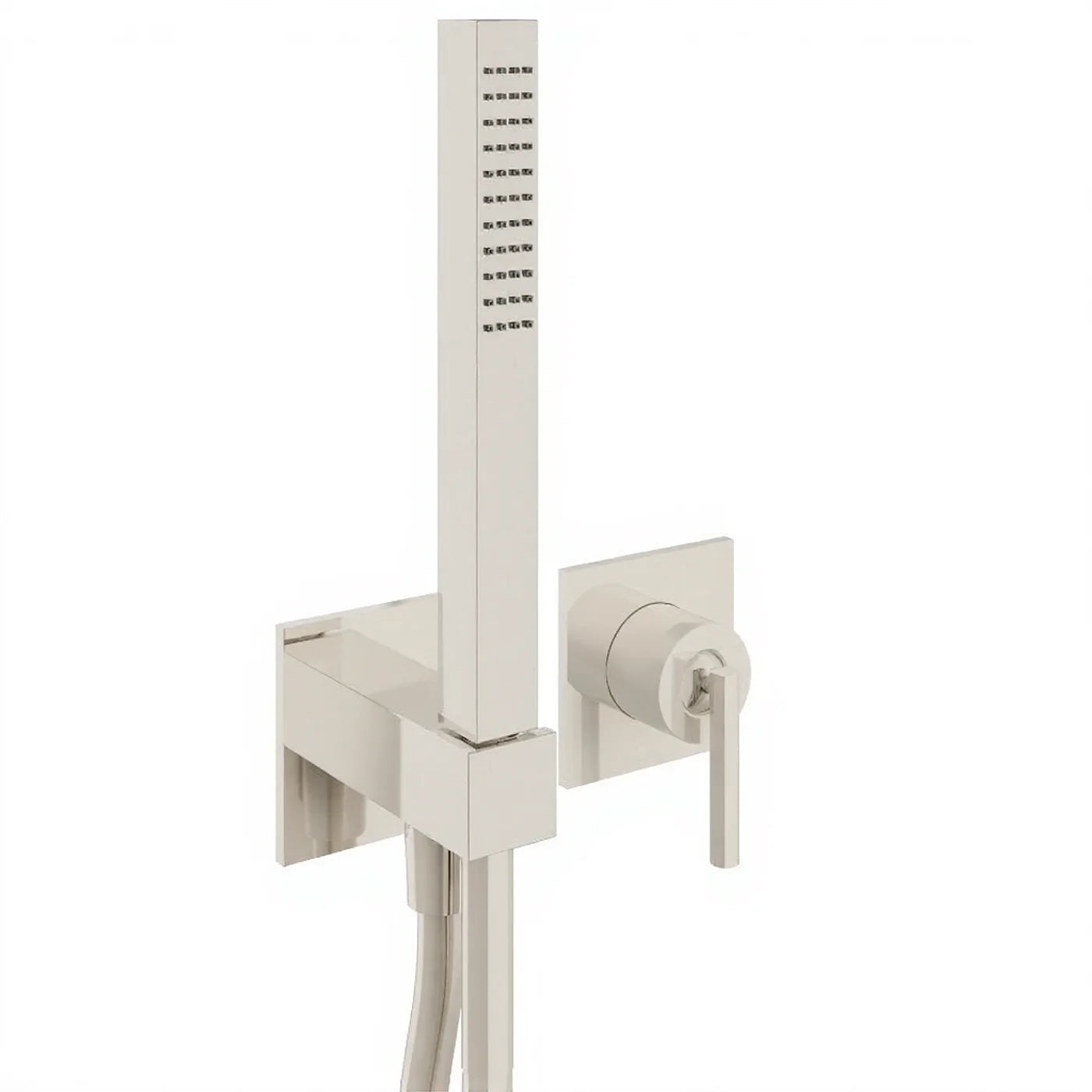 Mitigeur douche à encastrer avec douchette - Treemme Archè - RWIT 02D4 CC 01 - Blanc opaque (BB)